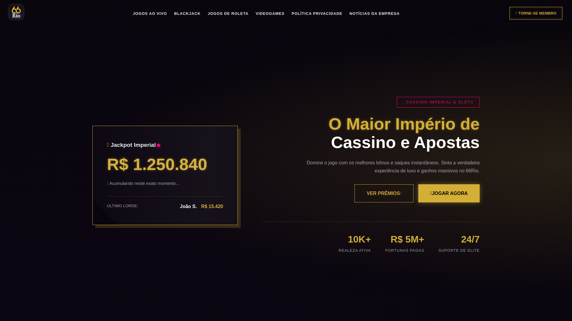 website screenshot of https://666riobr.com/
