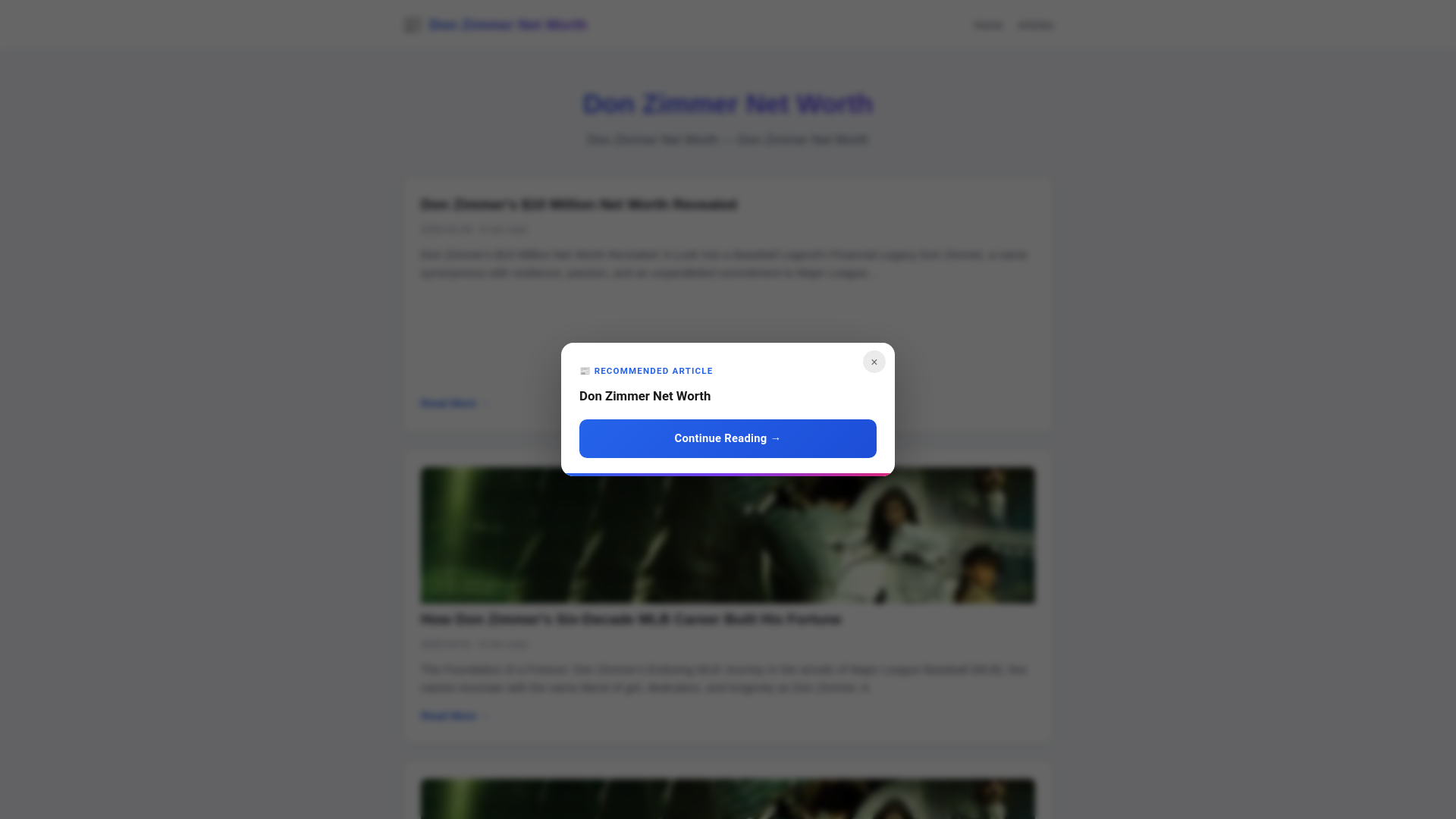 website screenshot of https://don-zimmer-net-worth.pages.dev/