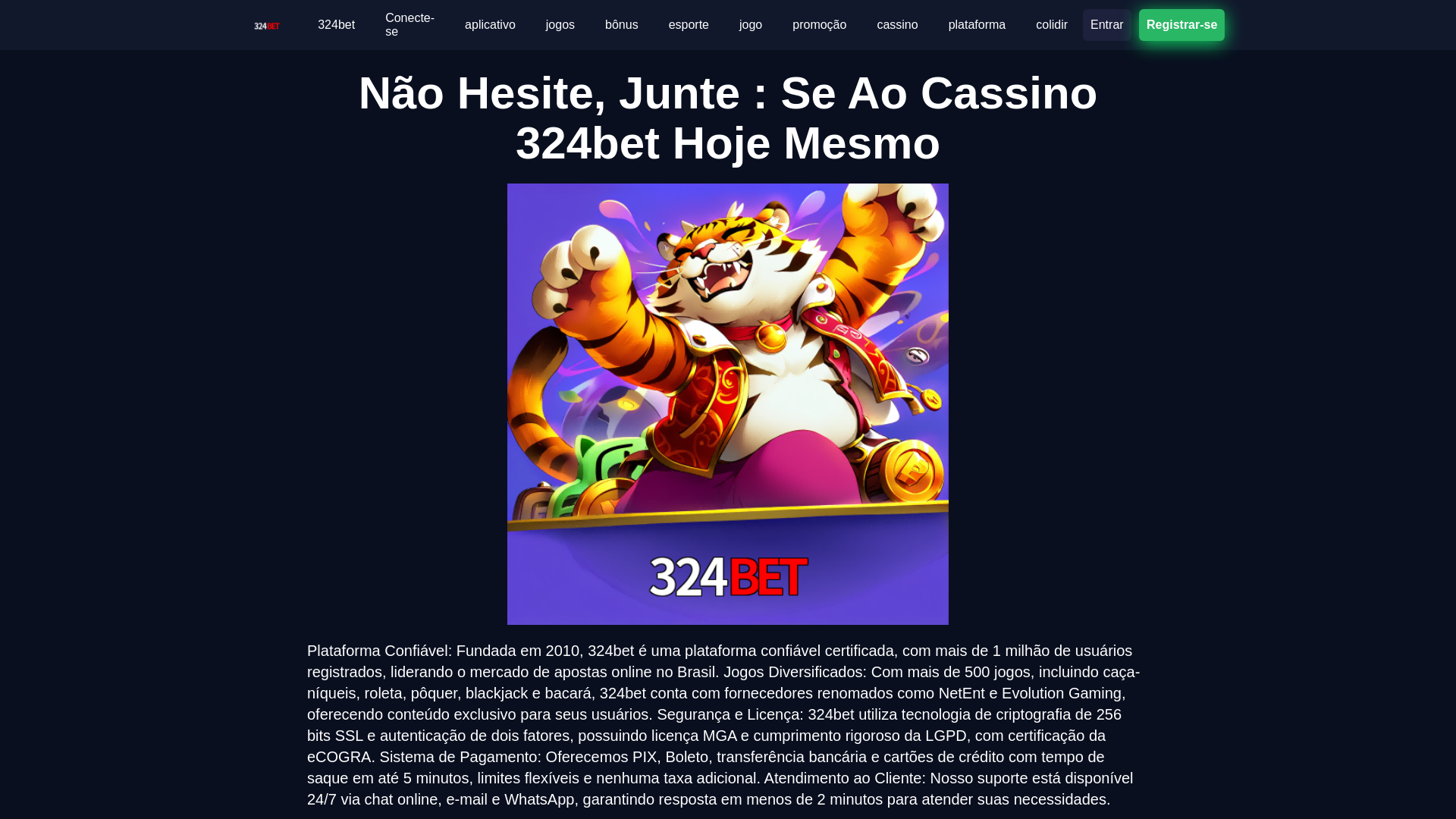 website screenshot of https://324beter.com