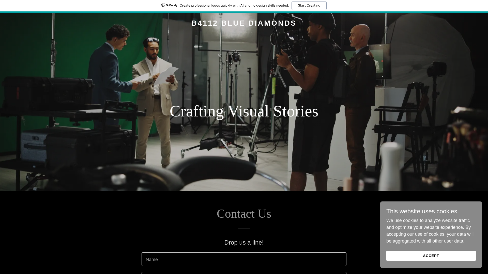 website screenshot of https://b4112bluediamonds.com/