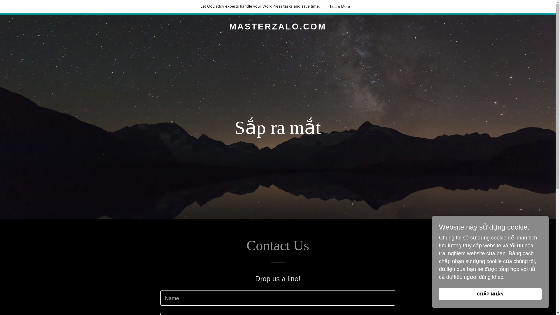 website screenshot of https://masterzalo.com/