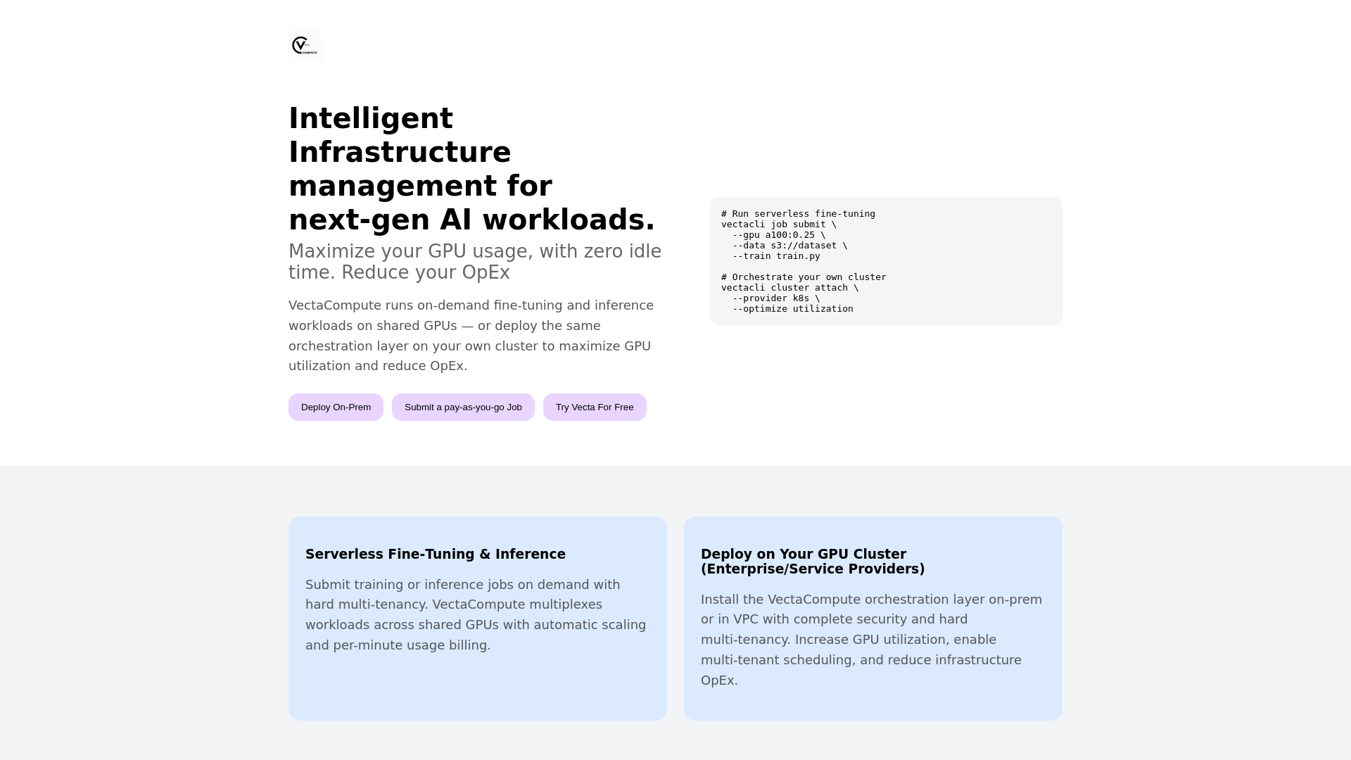 website screenshot of https://govecta.pages.dev/