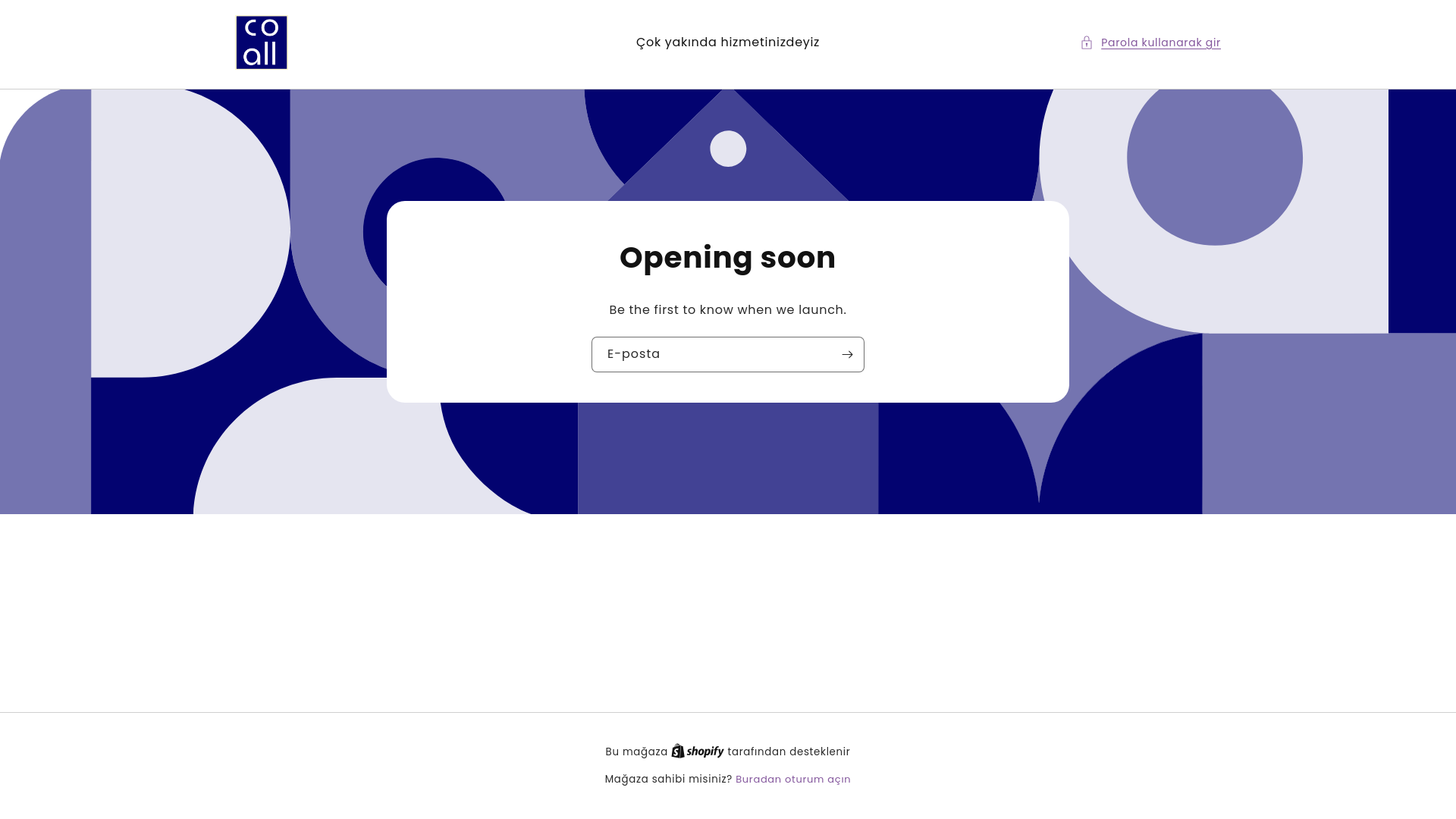website screenshot of https://coall.com.tr/