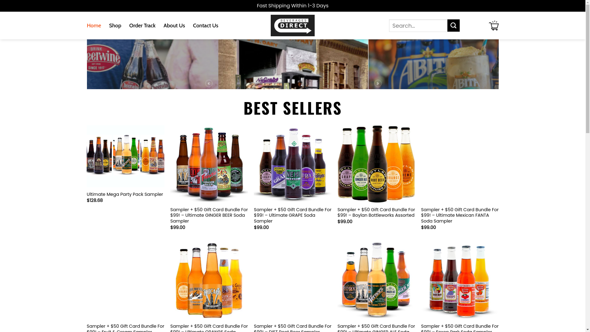 website screenshot of https://holabeverageshome.shop/
