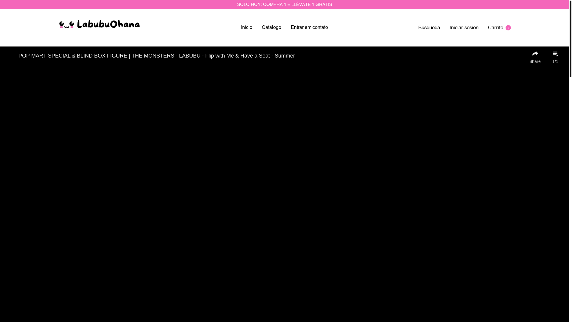 website screenshot of https://labubuohana.shop/