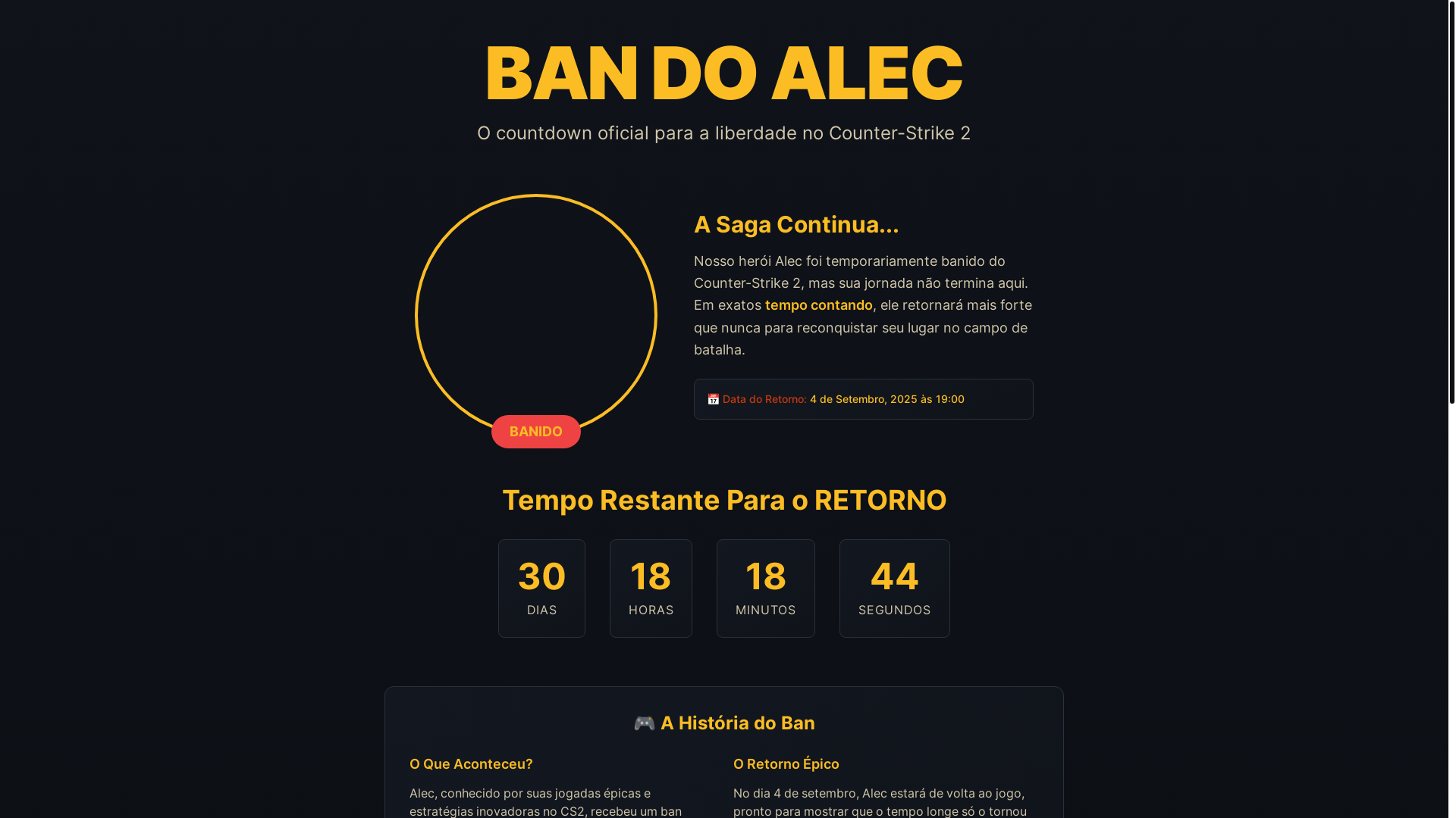 website screenshot of https://bandoalec.com.br/