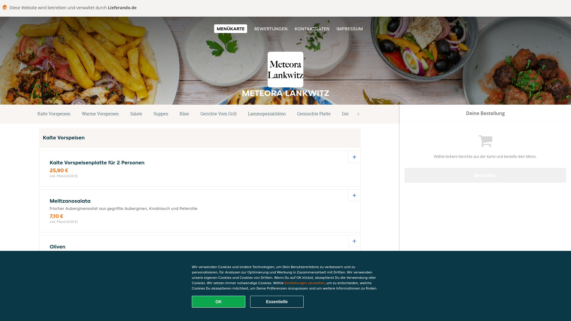 website screenshot of https://meteoralankwitz-berlin.de