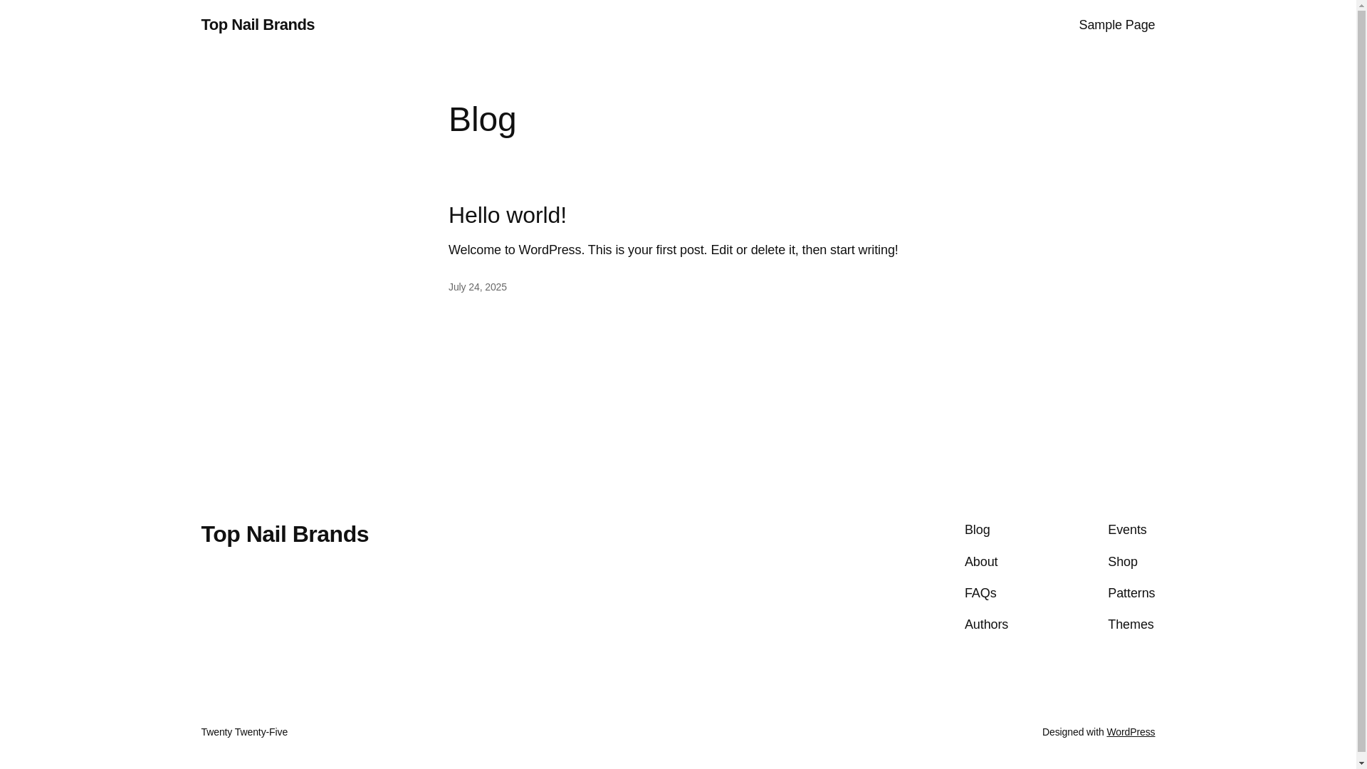 website screenshot of https://topnailbrands.com/
