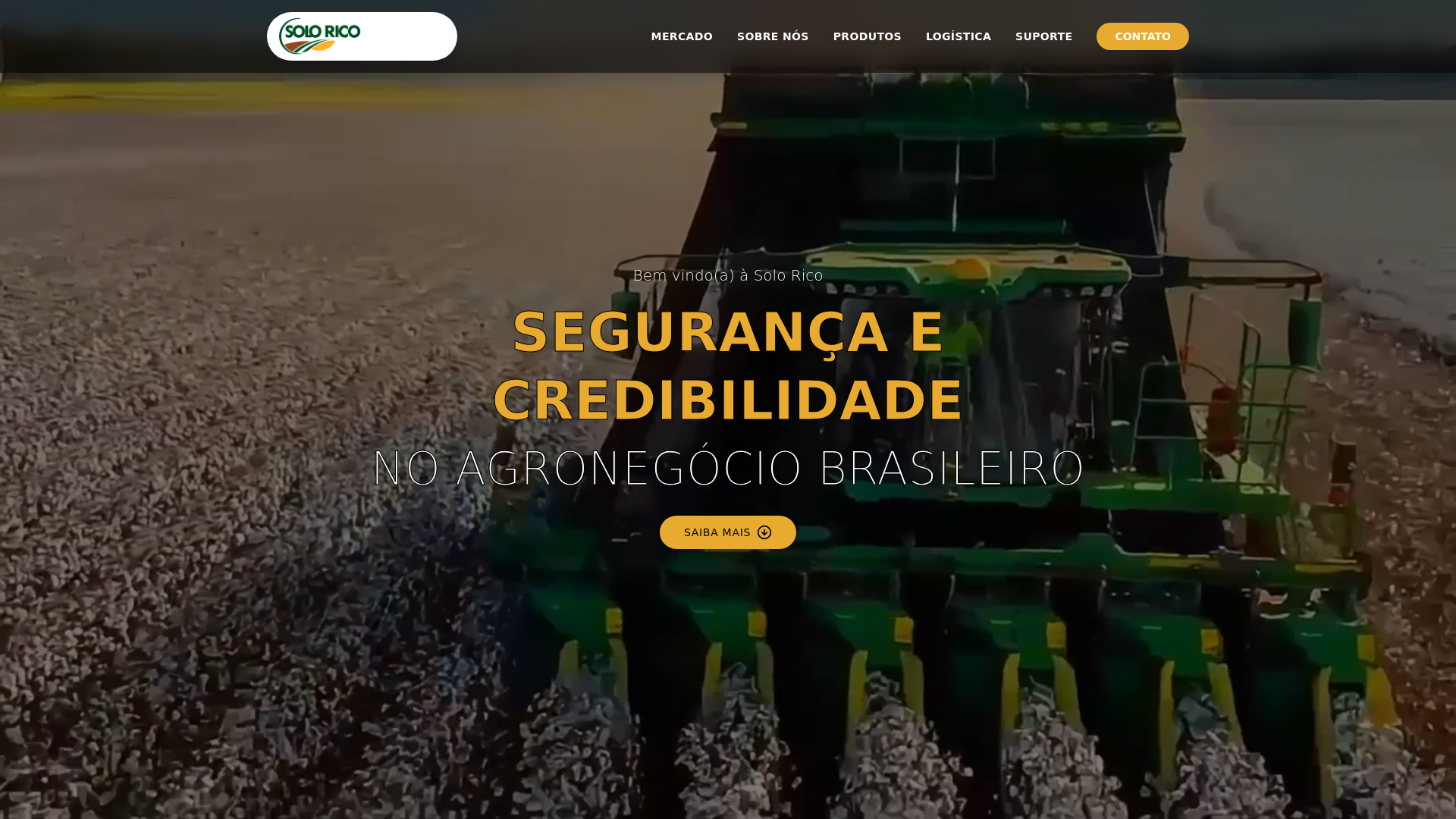 website screenshot of https://soloricoagro.com/