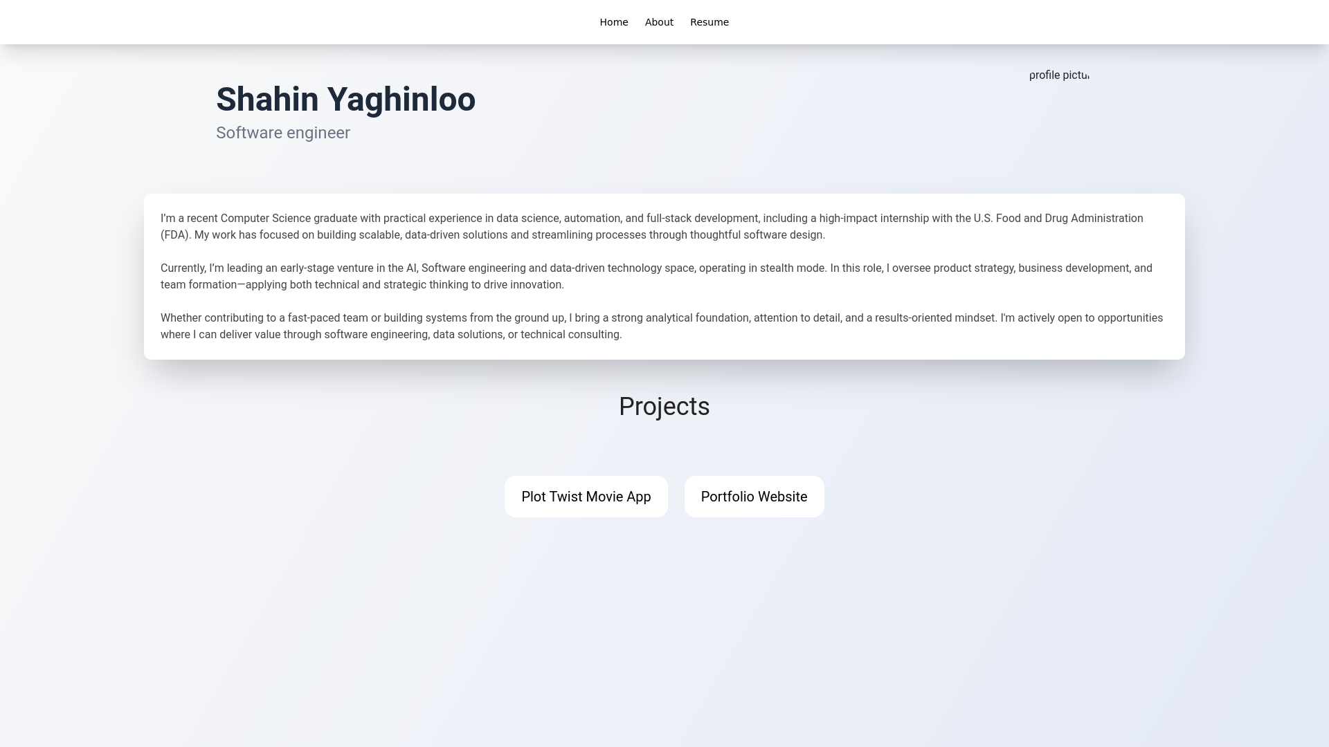 website screenshot of https://next-js-resume-21i.pages.dev/