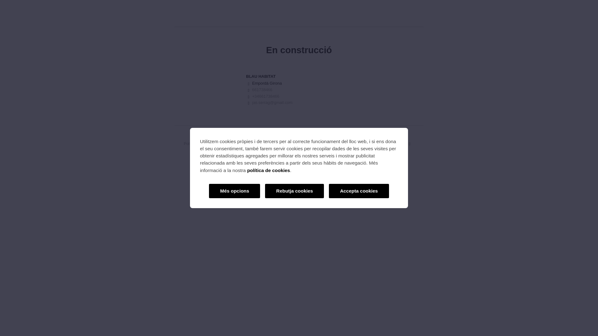 website screenshot of https://blauhabitat.com