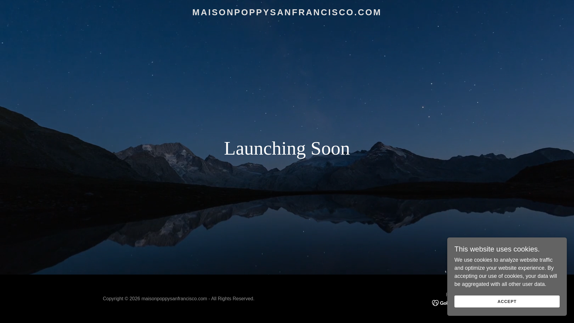 website screenshot of https://maisonpoppysanfrancisco.com/
