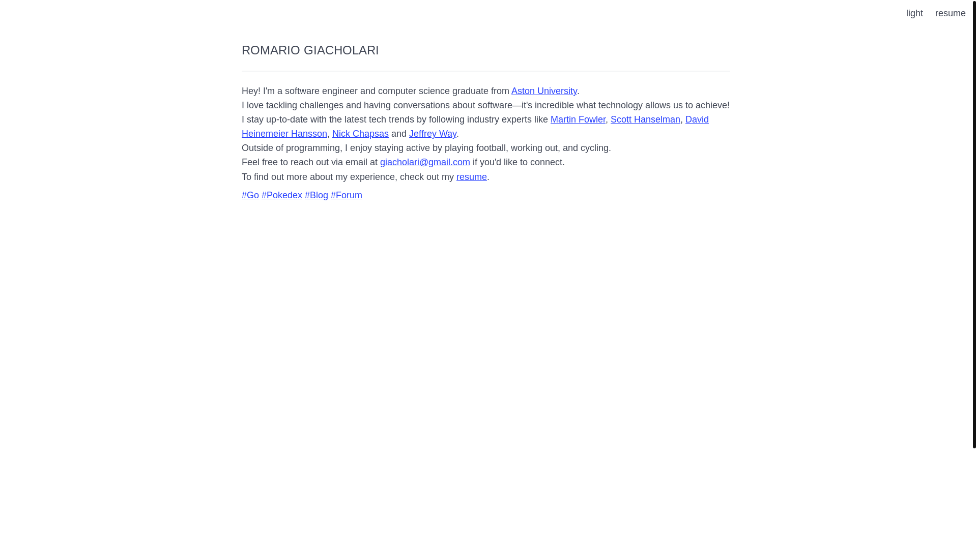 website screenshot of https://giacholari.pages.dev/
