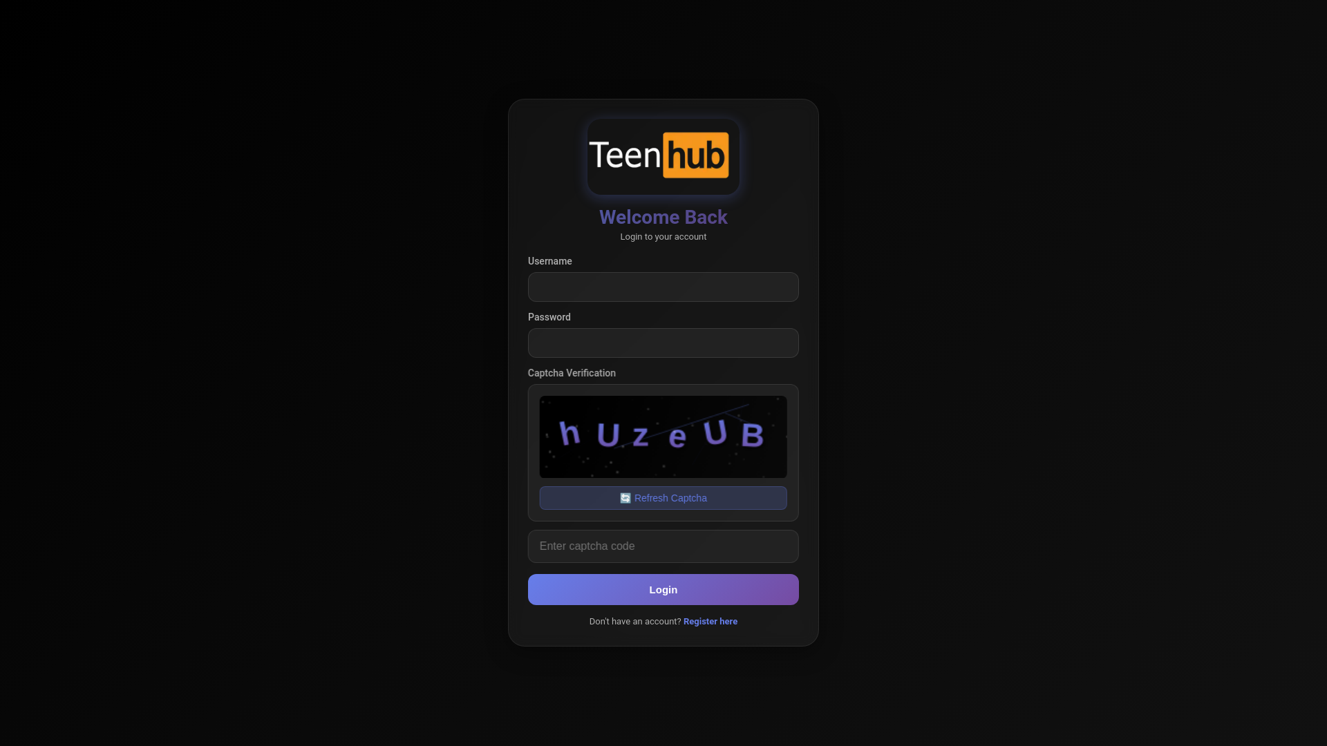 website screenshot of https://teens25.vip/