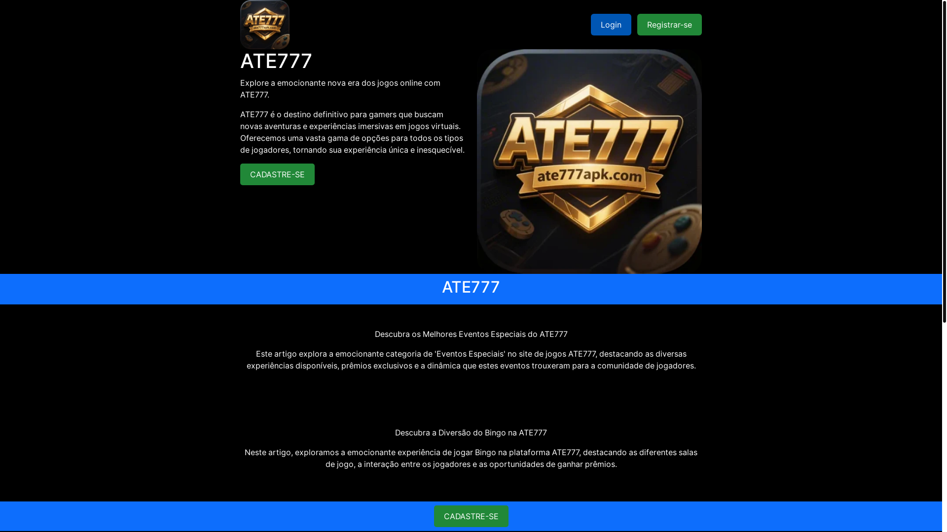 website screenshot of https://ate777apk.com/