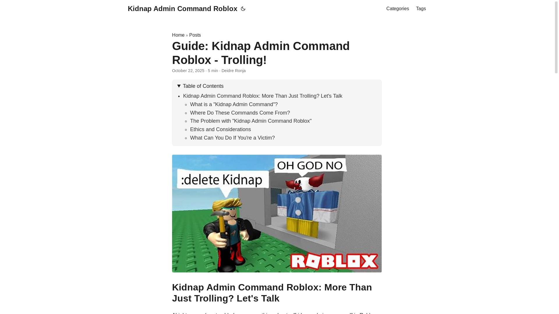 website screenshot of https://kidnap-admin-command-roblox.pages.dev/