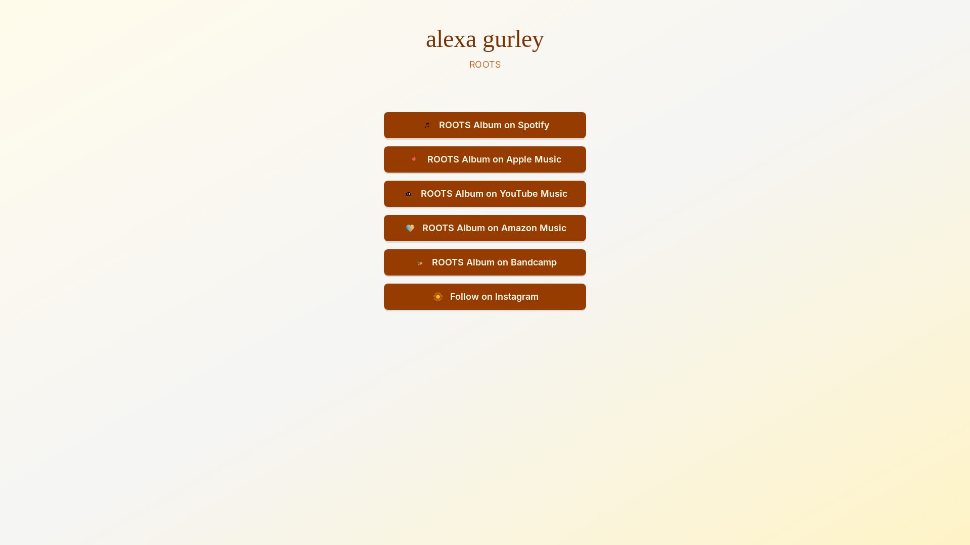 website screenshot of https://alexagurley.com/