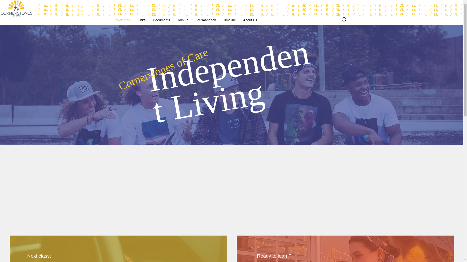 website screenshot of https://cornerstonesofcareil.org/