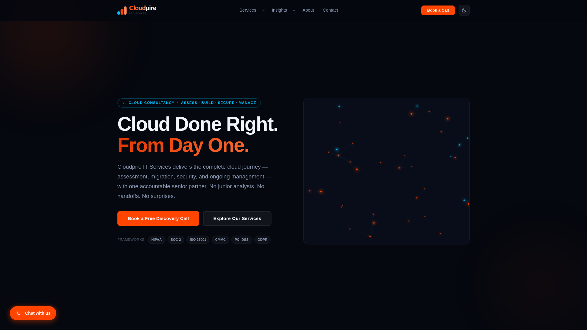website screenshot of https://cloudpire-tech.pages.dev/
