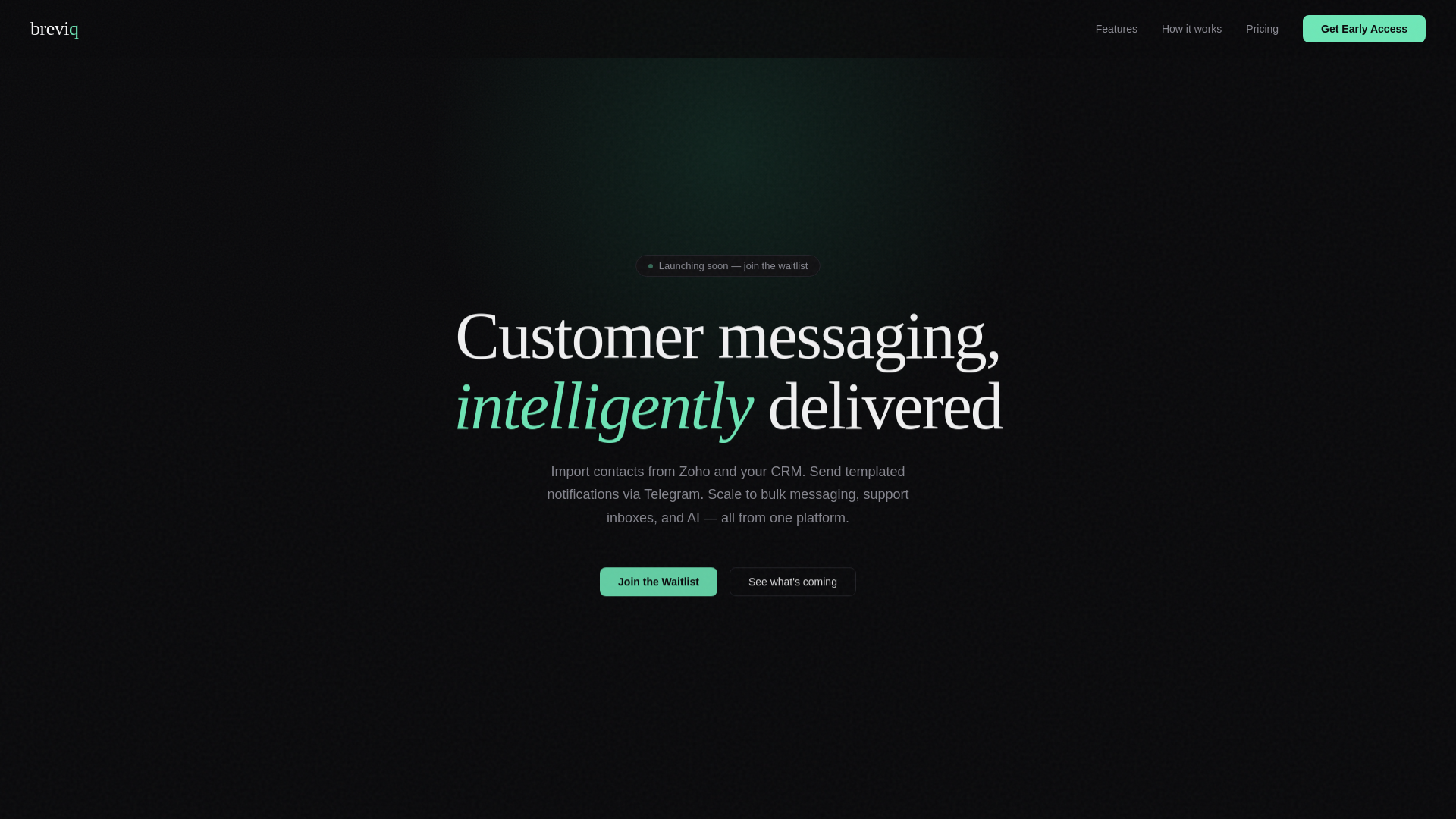 website screenshot of https://breviq-app.pages.dev/