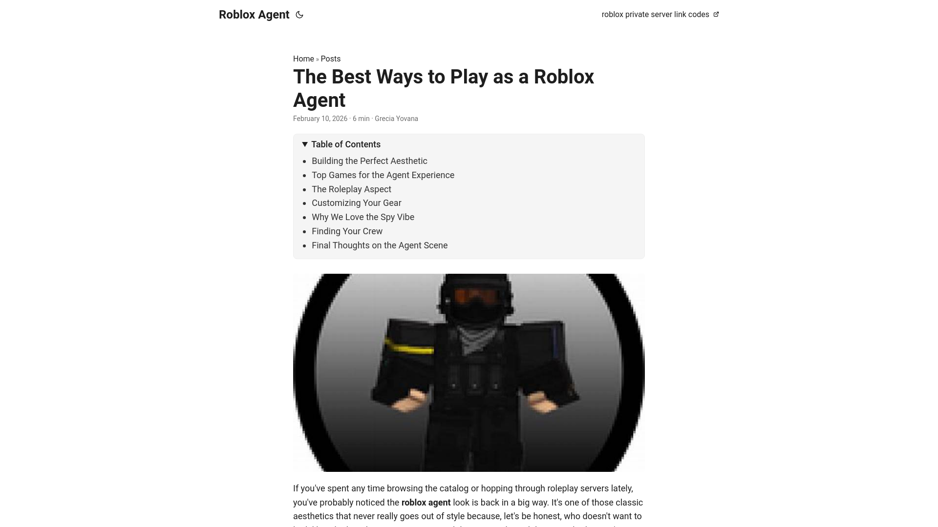 website screenshot of https://roblox-agent.pages.dev/