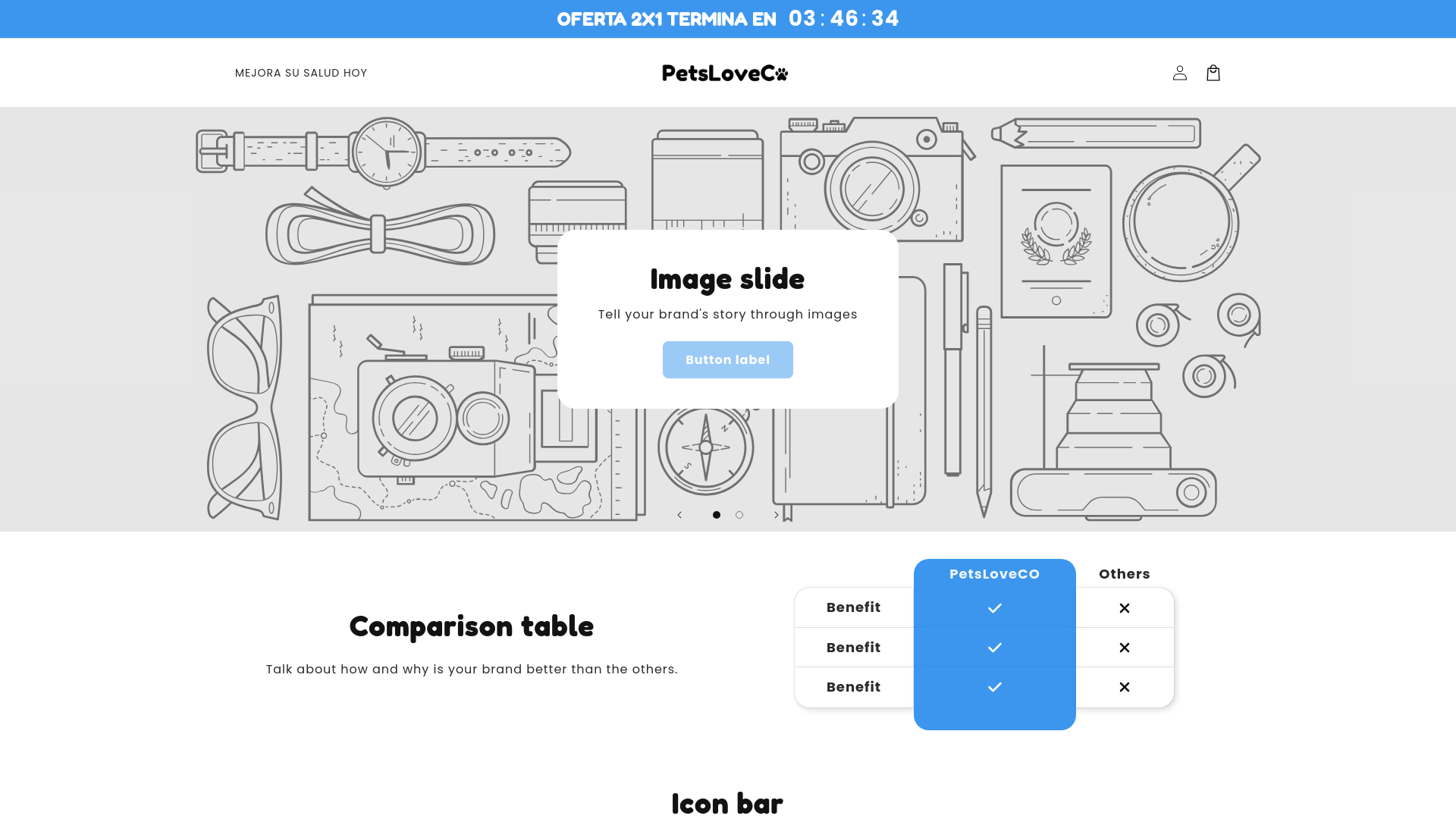 website screenshot of https://pets-love-co.store