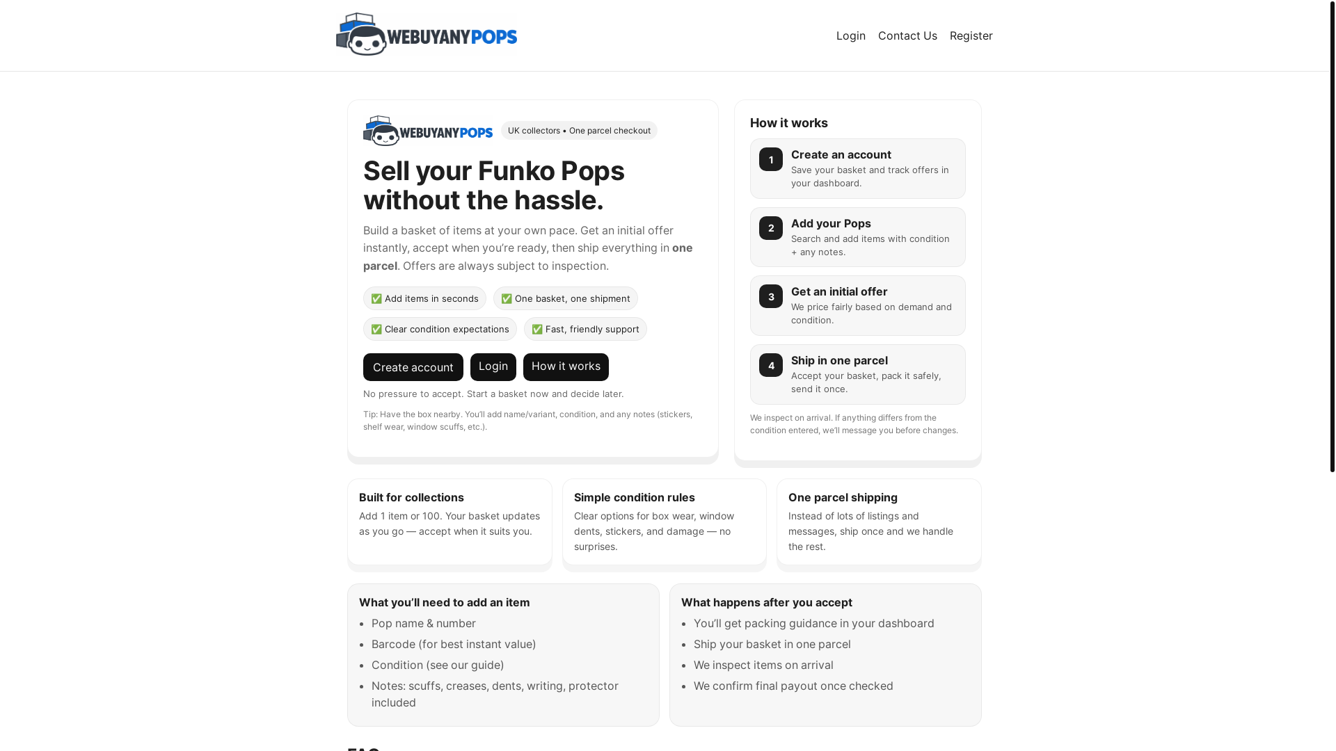 website screenshot of https://webuyanypops.co.uk/