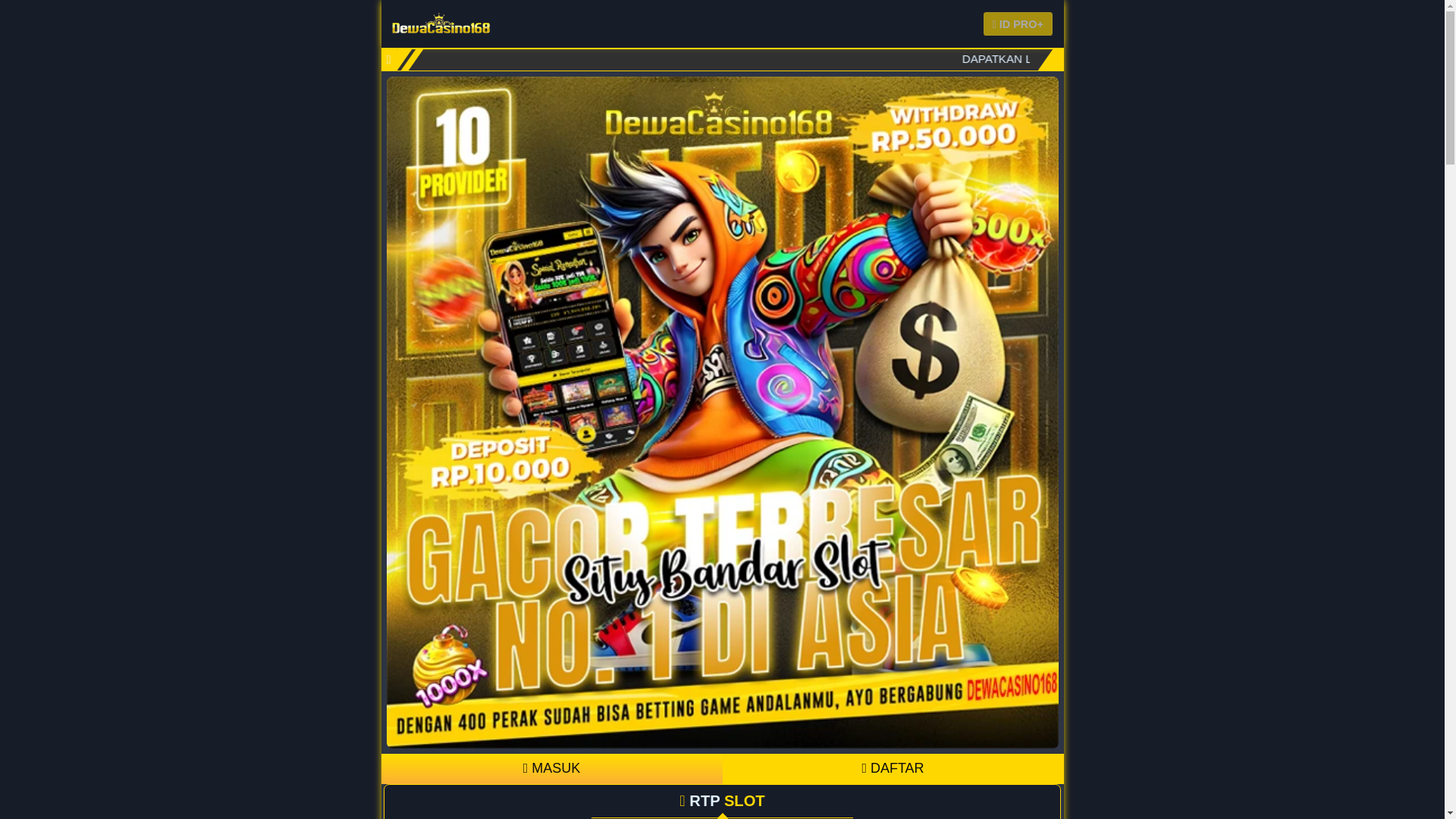 website screenshot of https://dewacasino168rtpwin.pages.dev/