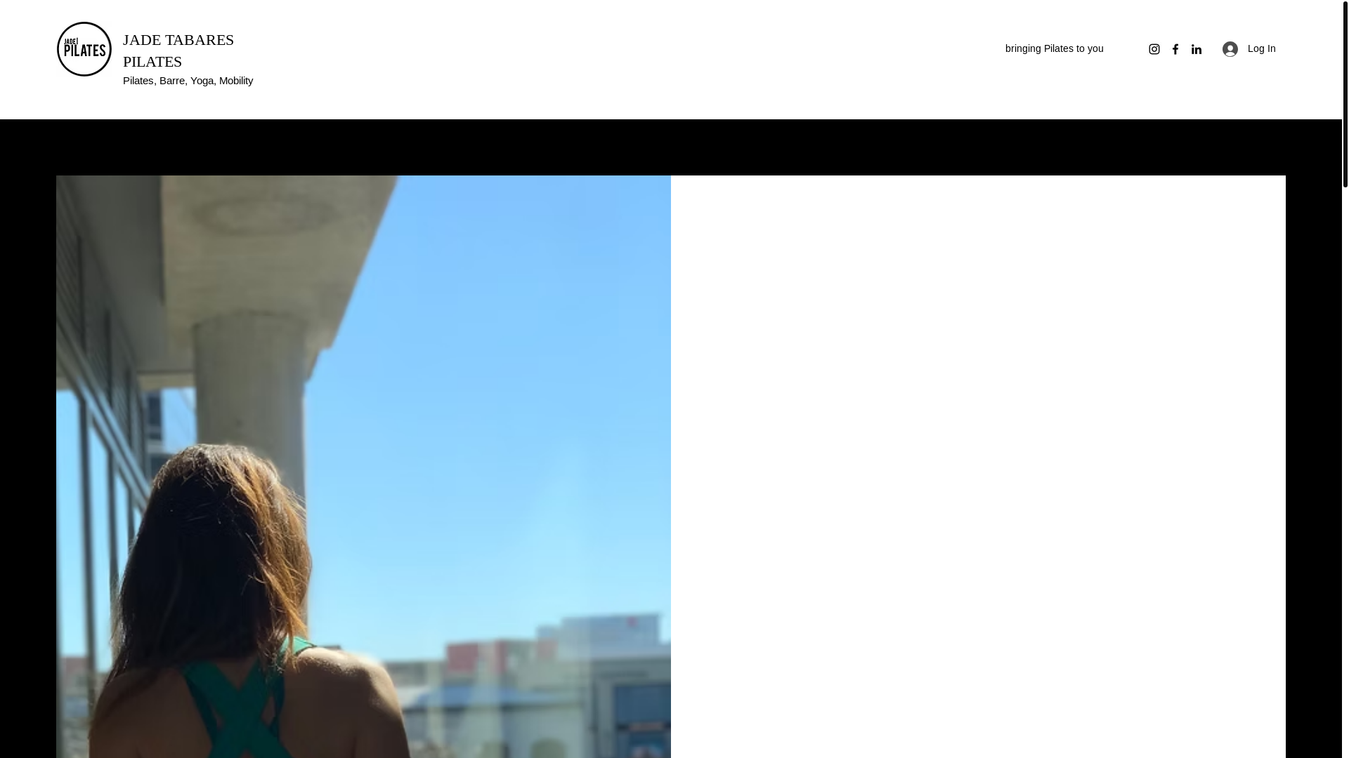 website screenshot of https://jadepilatesmethod.com/