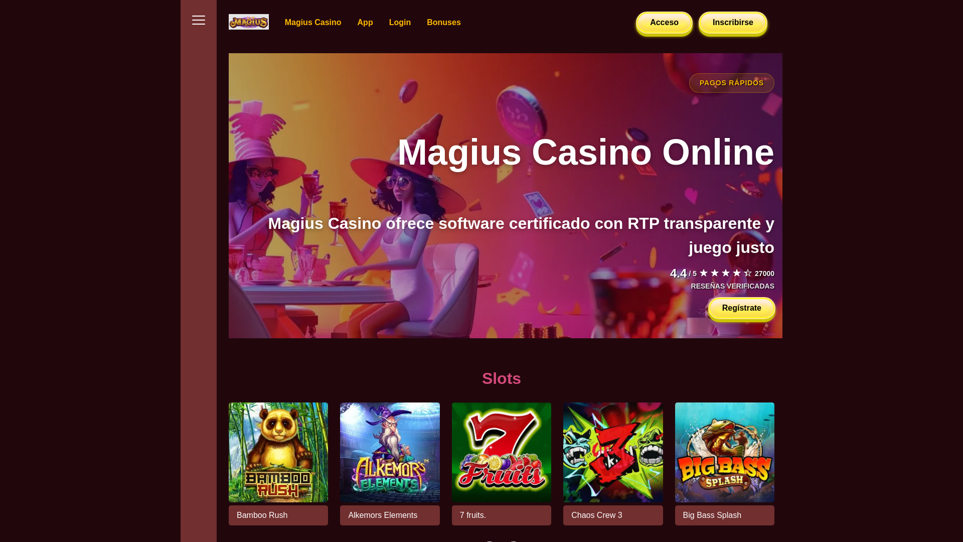 website screenshot of https://casinomagiusspain-com.pages.dev/