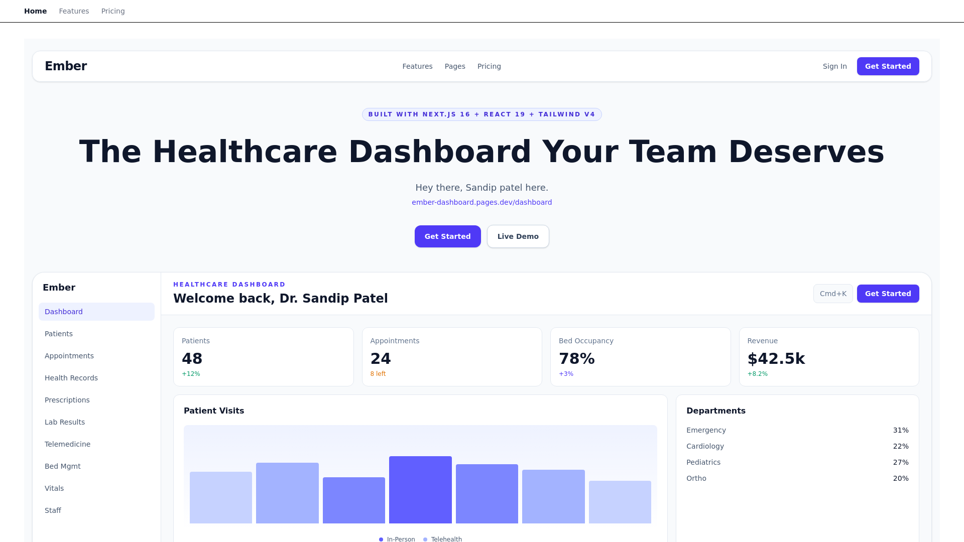 website screenshot of https://doct-site-dwcqsg.pages.dev/