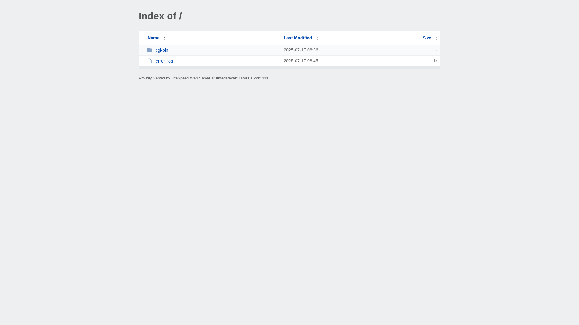 website screenshot of https://timedatecalculator.us/