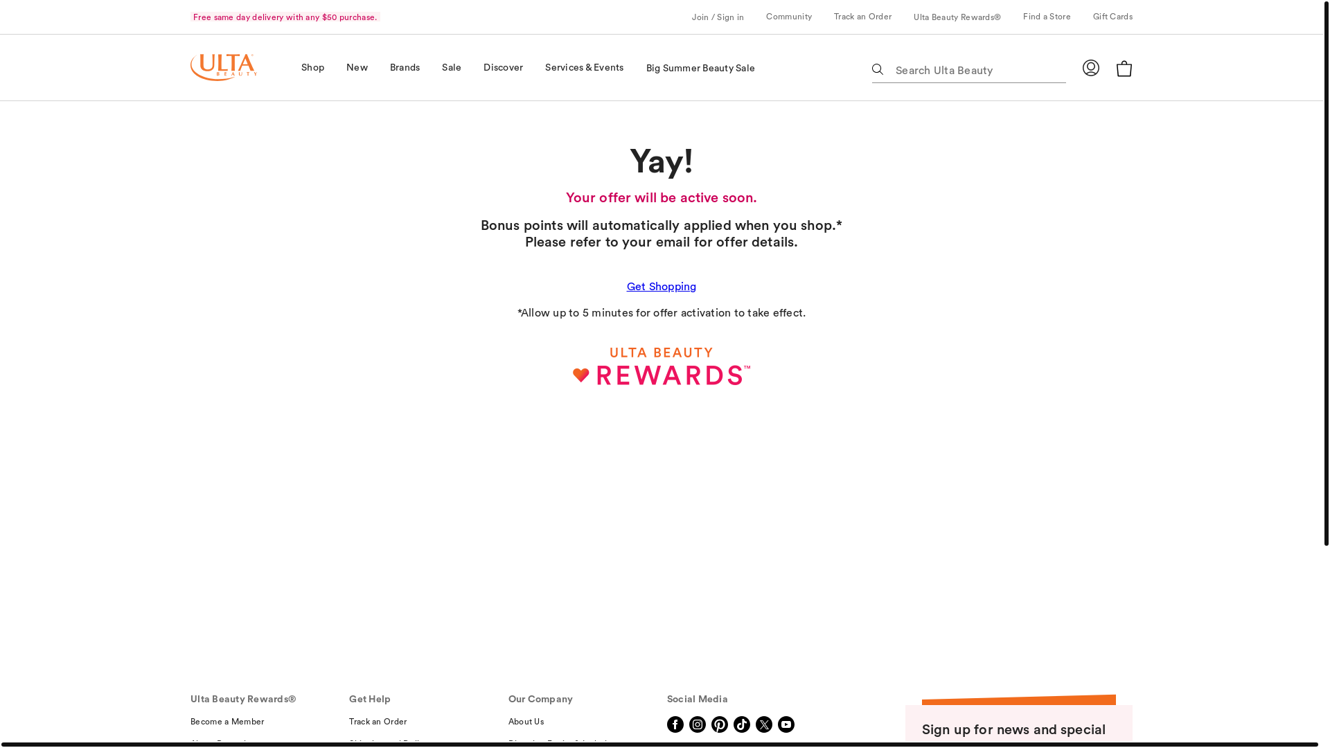 website screenshot of https://ulta.ztk5.net/c/10579/164999/3037?u=https%3A%2F%2Fwww.ulta.com%2Fimages%2Fmarketing%2Femail_landing_pages%2Femail_land_lps_thankyou%2F&SubID1=ebs5990680371sbe&im_rewards=1