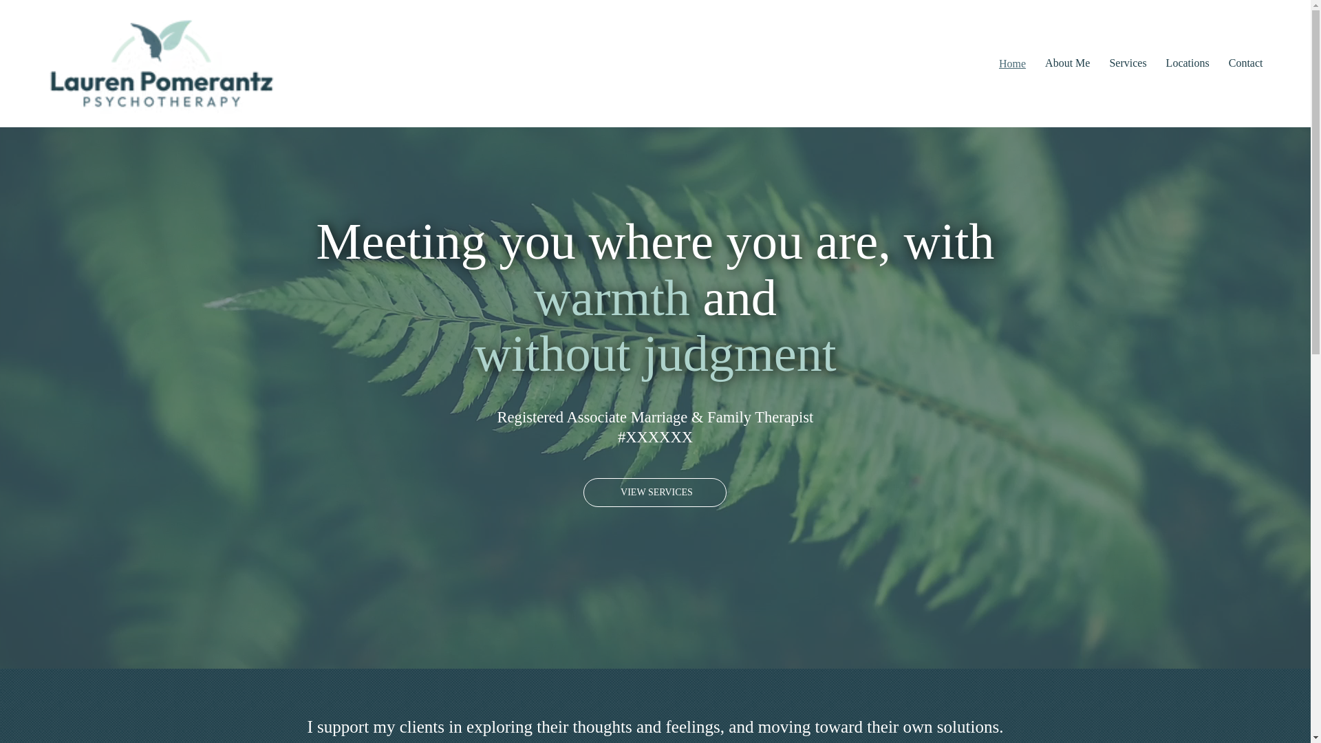 website screenshot of https://laurenpomerantzpsychotherapy.com/