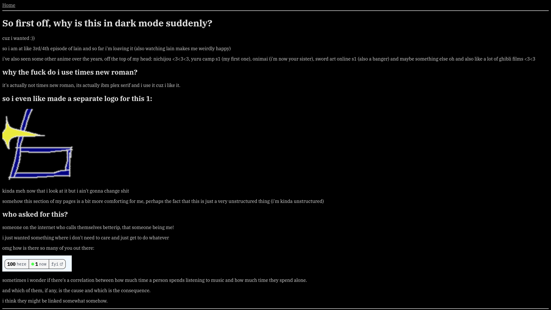 website screenshot of https://betterip.org/random