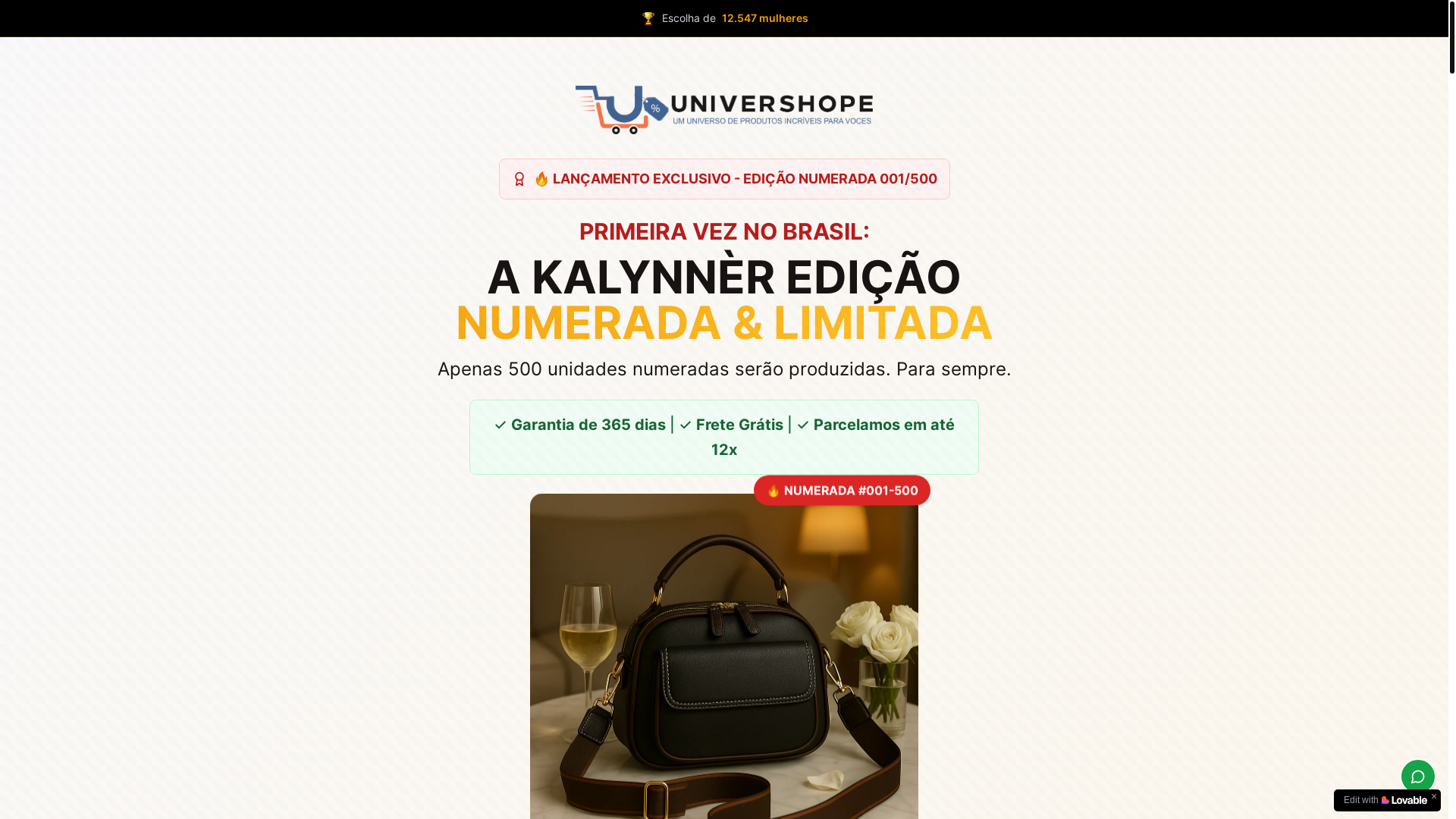 website screenshot of https://bolsa-univershope.com/