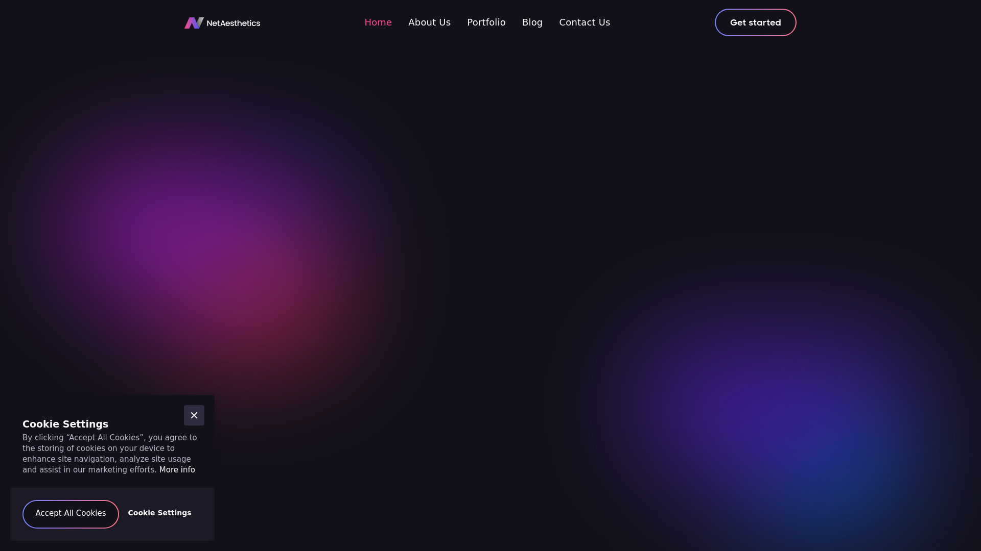 website screenshot of https://netaesthetics-main.pages.dev/