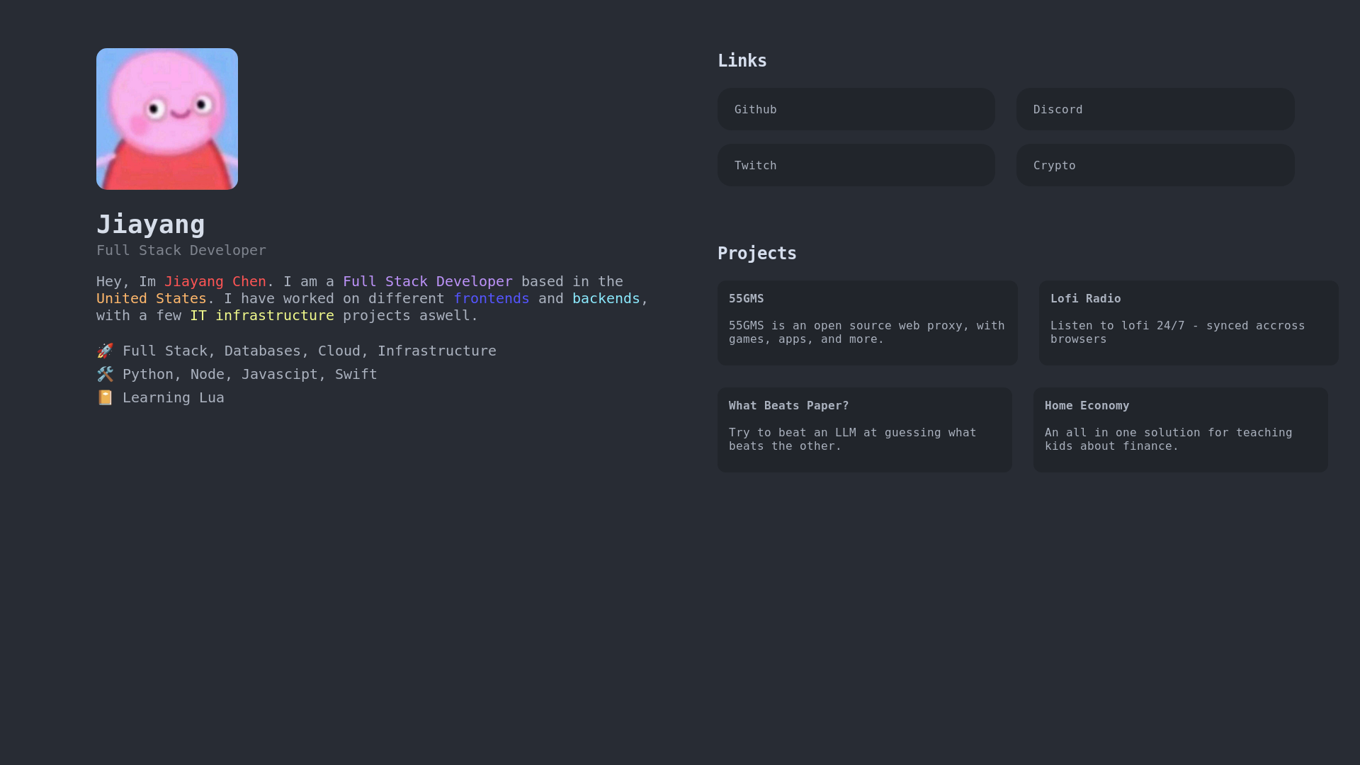 website screenshot of https://ch3n-cc.pages.dev/