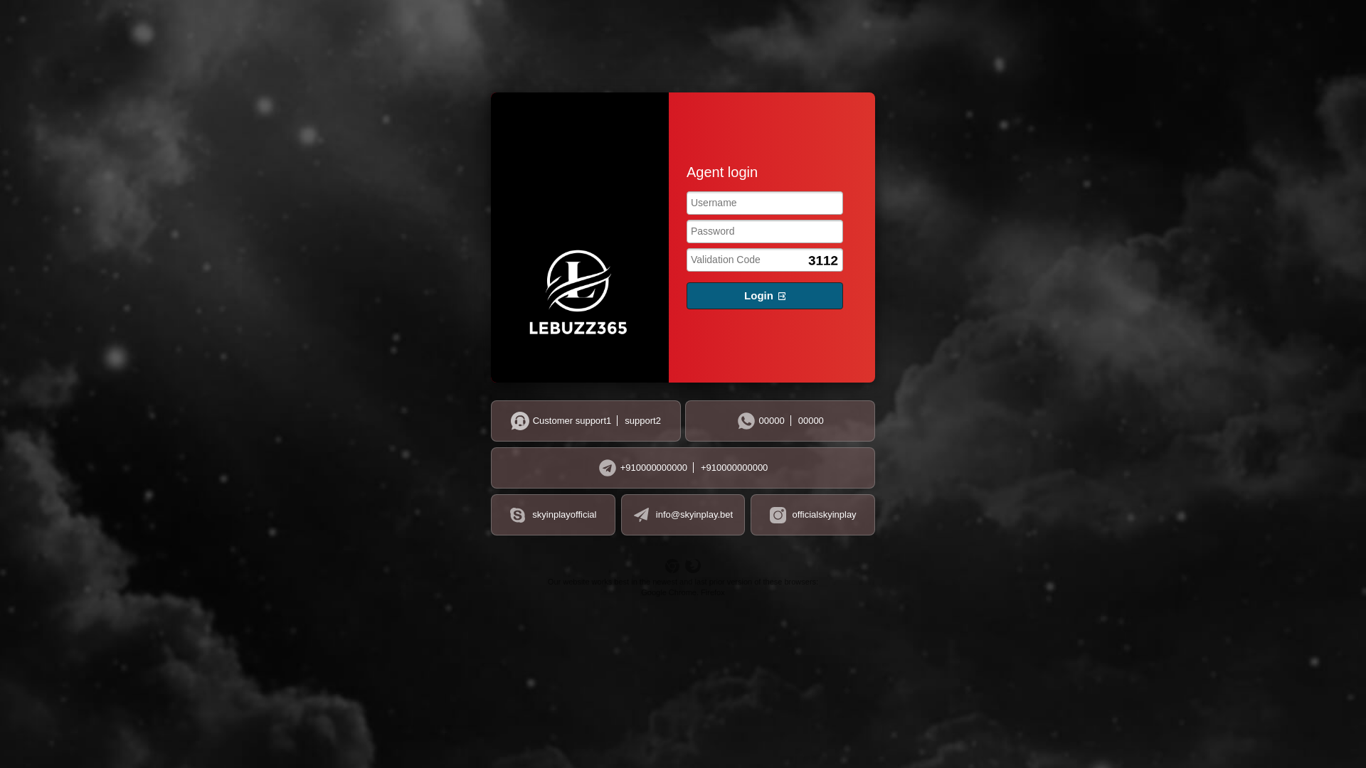 website screenshot of https://sky-lebuzz365-agent-master.pages.dev/