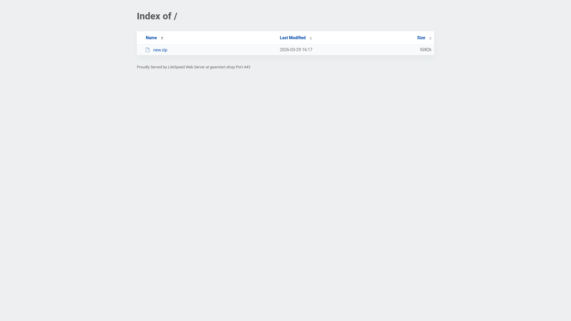 website screenshot of https://gearstart.shop