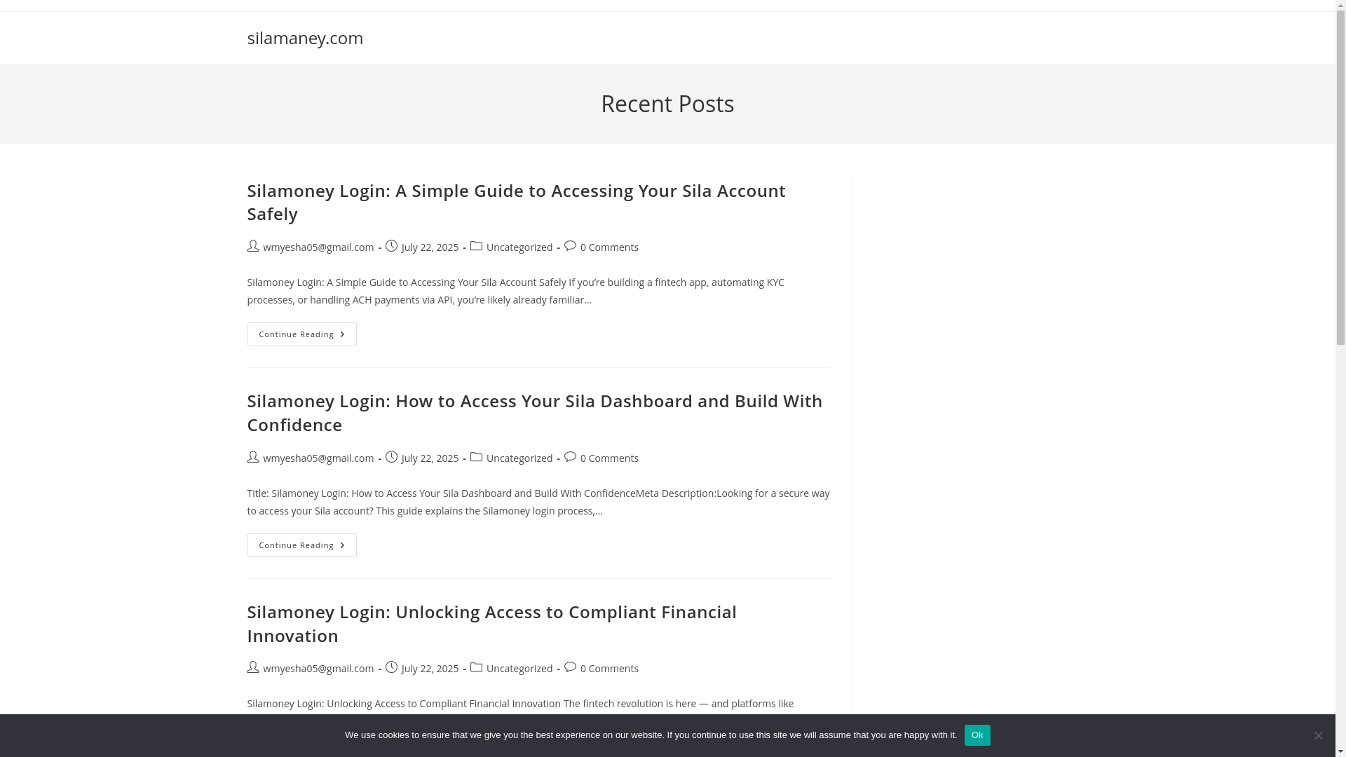 website screenshot of https://silamaney.com/