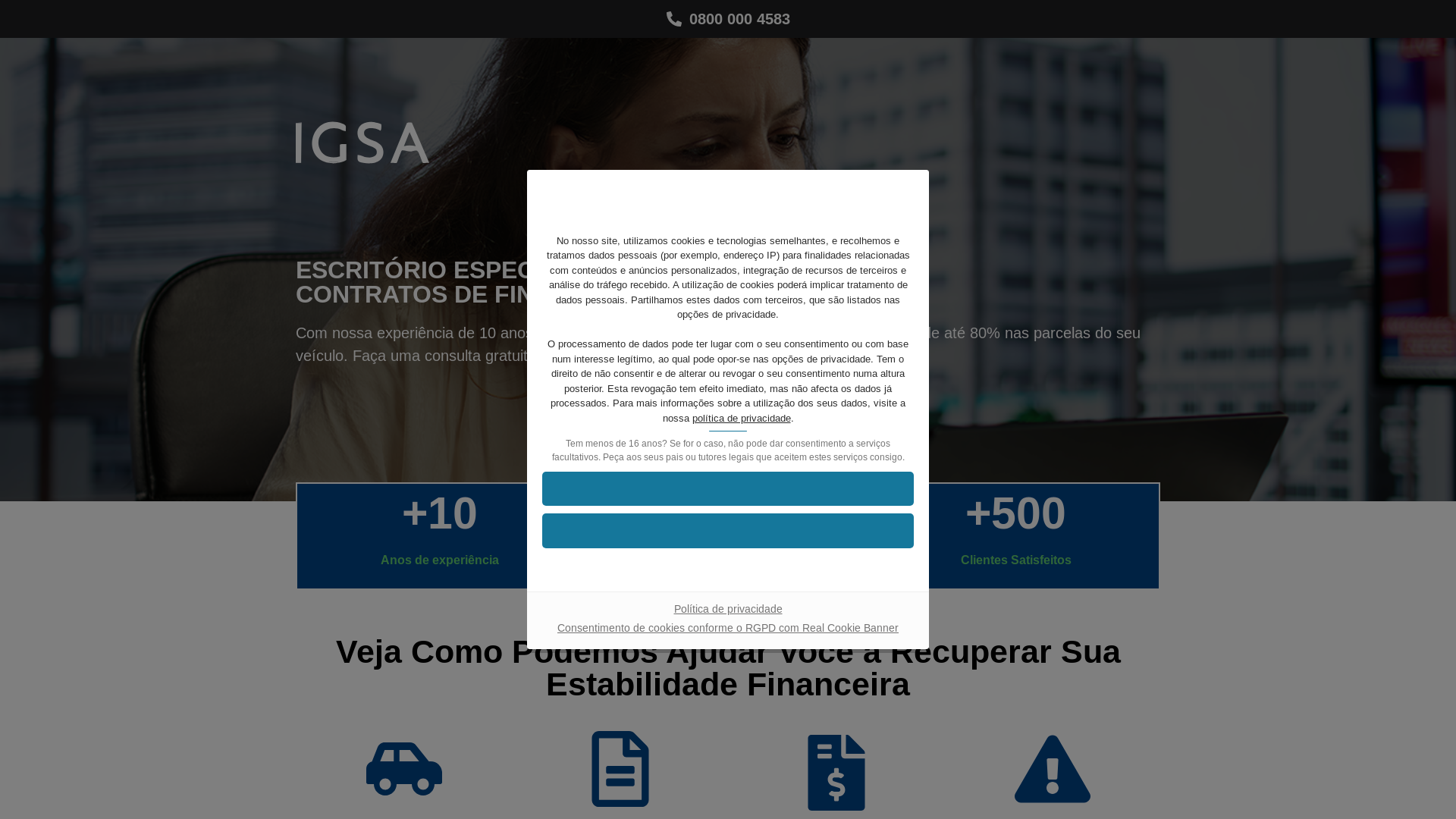 website screenshot of https://portaligsaadv.com/