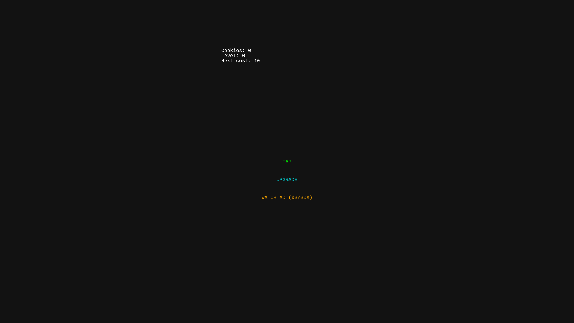 website screenshot of https://cookiegame-pages.pages.dev/