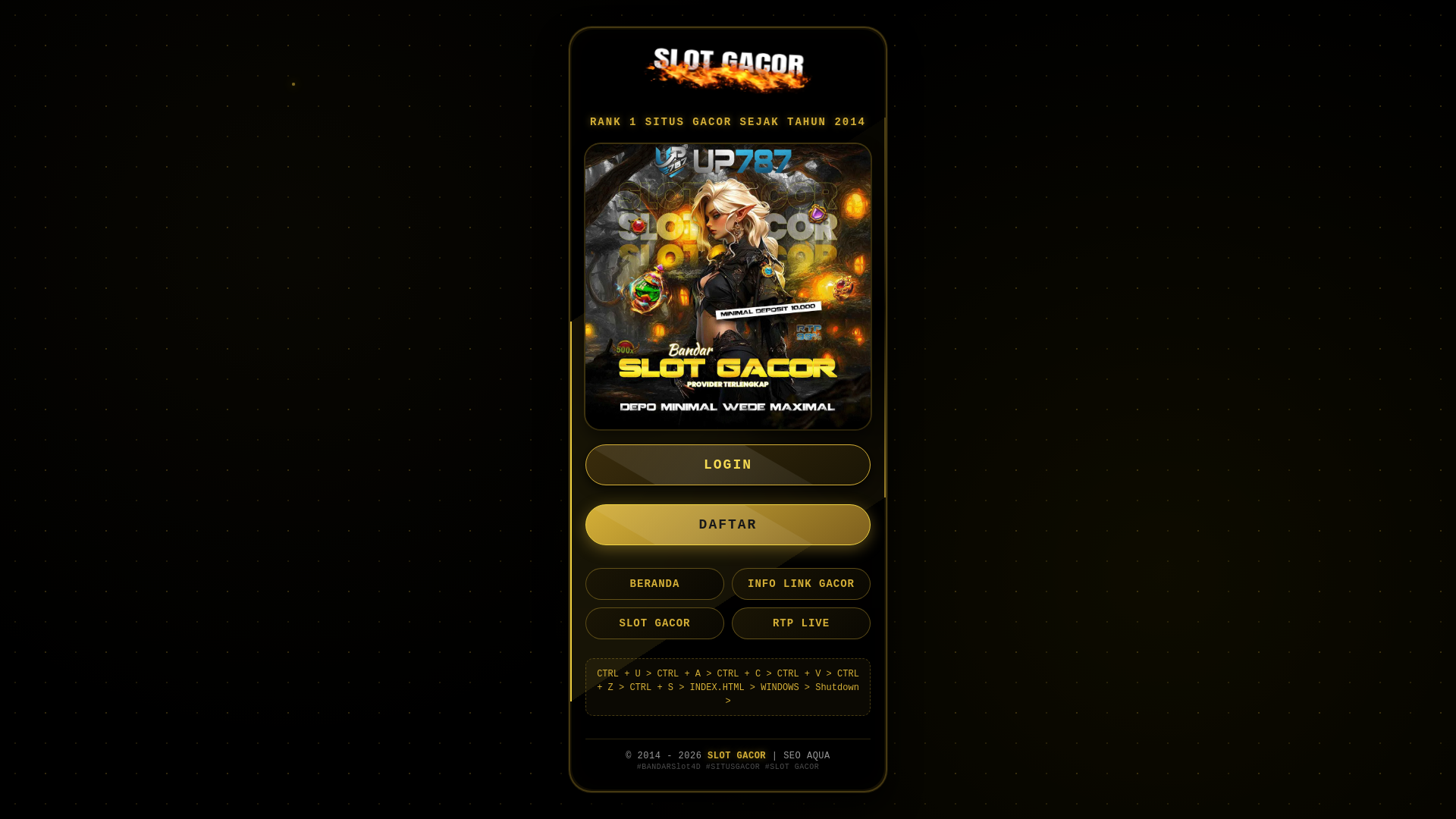 website screenshot of https://badak178-segar.pages.dev/