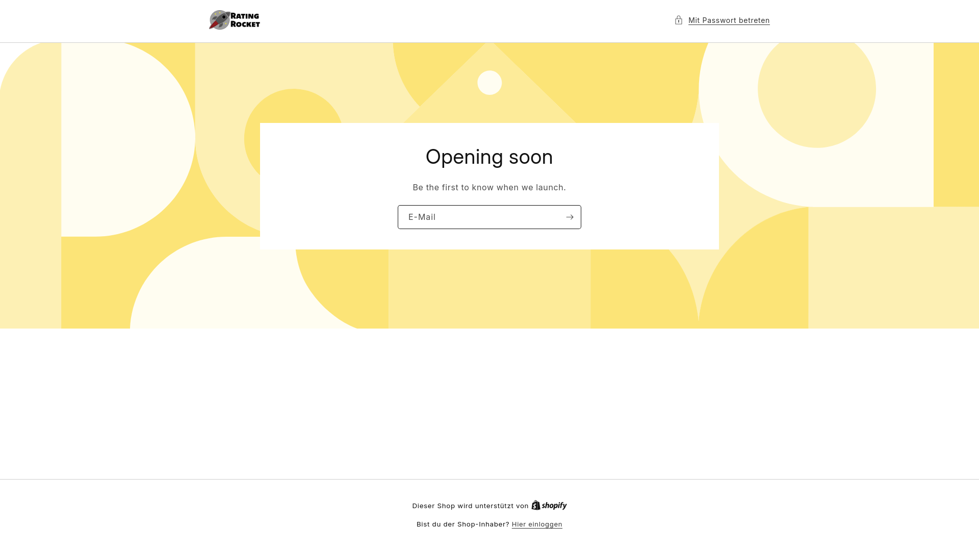 website screenshot of https://ratingrocket.de/
