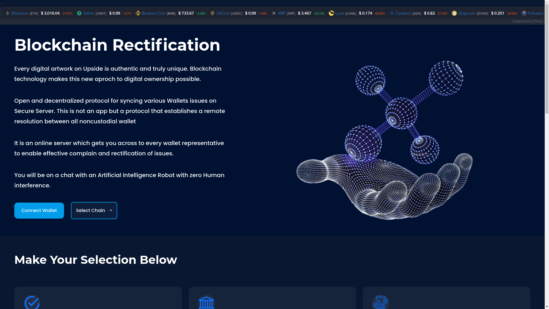 website screenshot of https://chainbasevalidator.pages.dev/