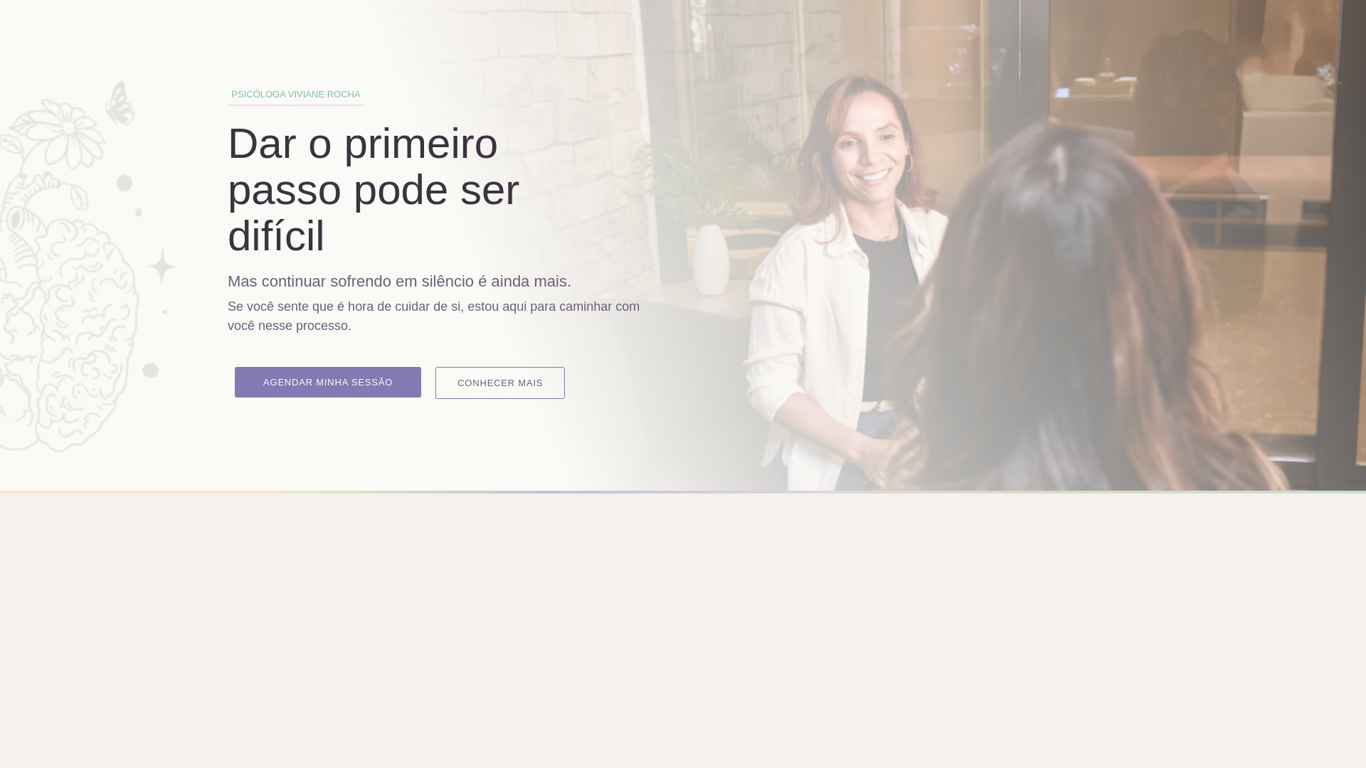 website screenshot of https://vivianerochapsi.com.br/