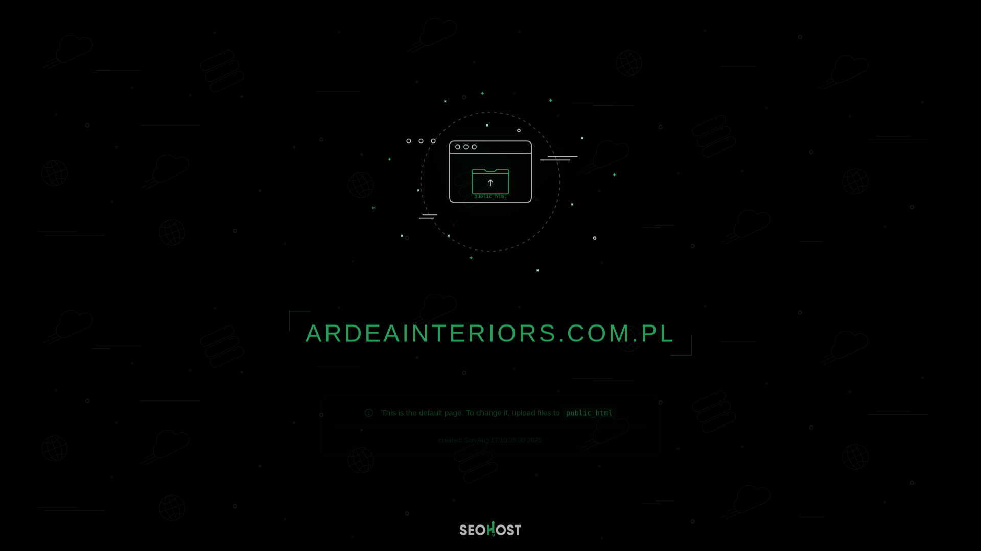 website screenshot of https://ardeainteriors.com.pl/