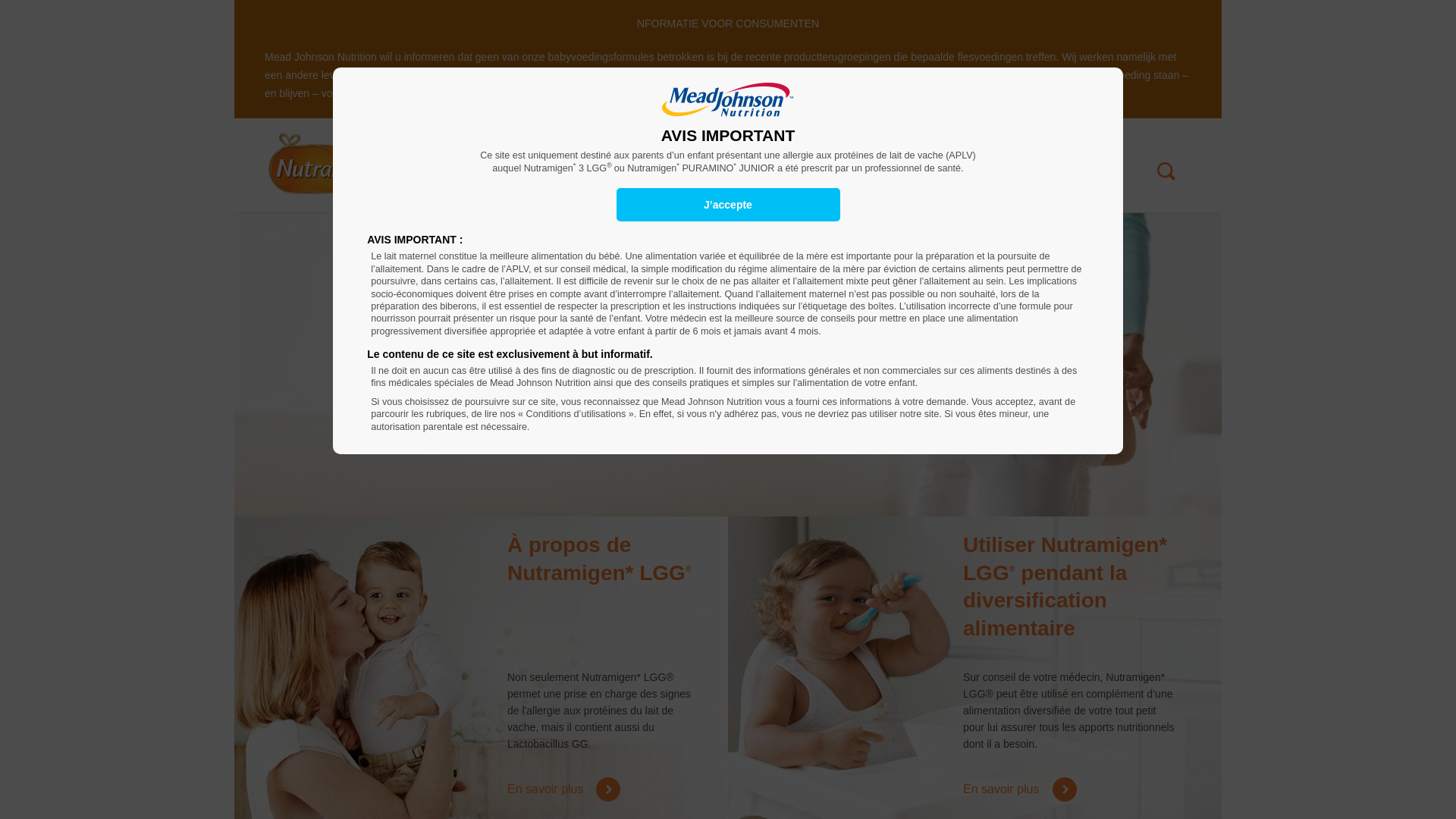 website screenshot of https://nutramigenfr.pages.dev/