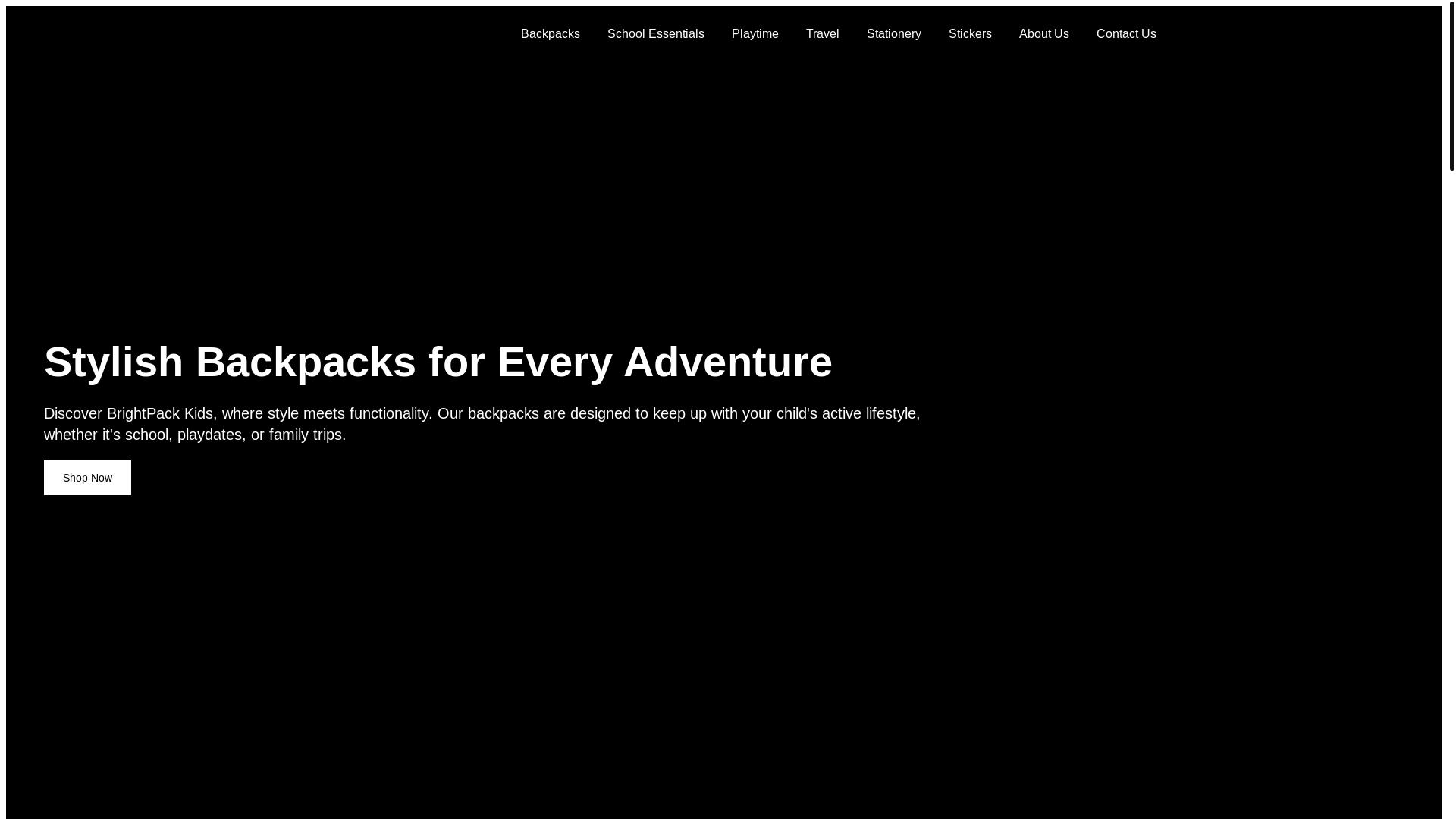 website screenshot of https://brighterpack.com/
